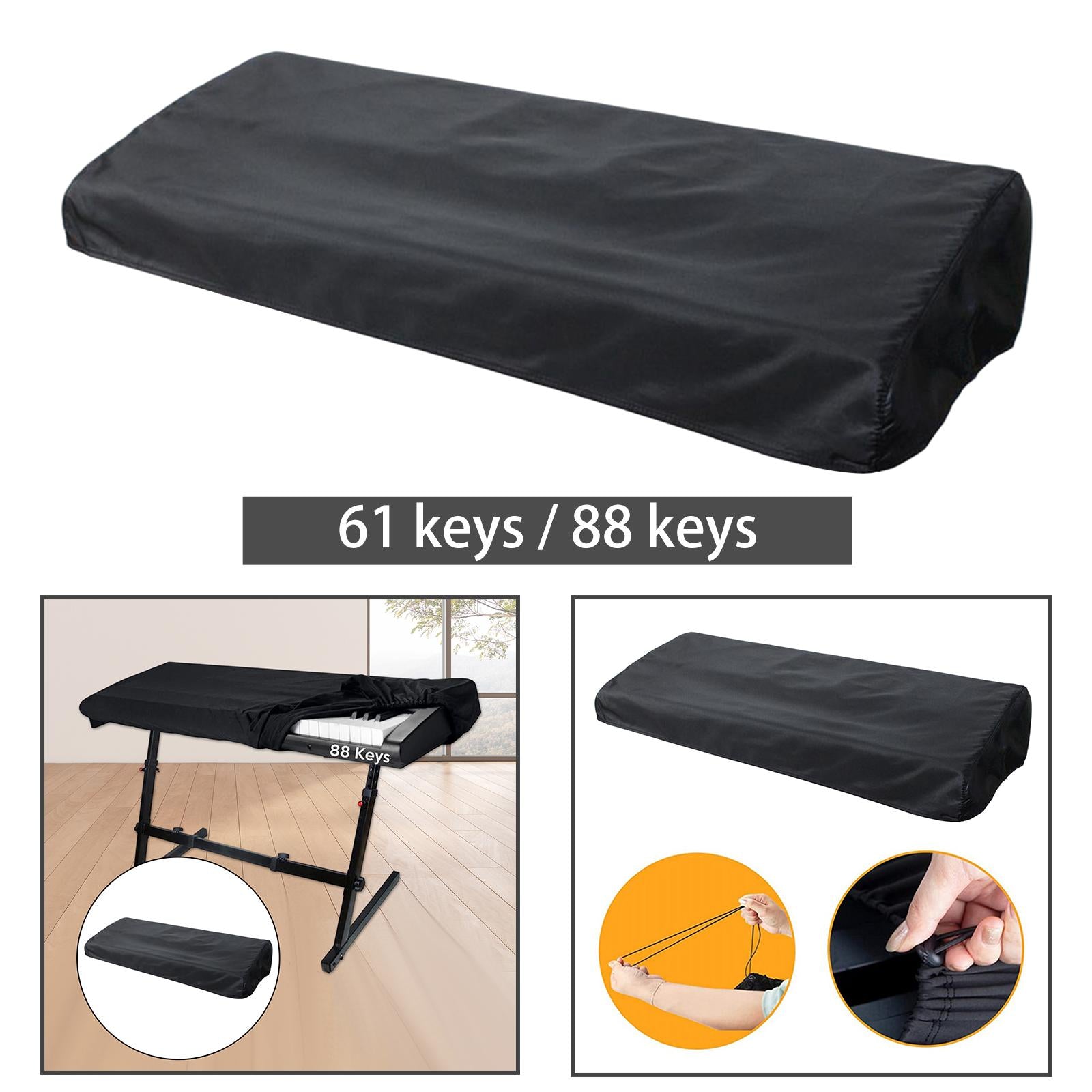 Digital Piano Dust Cover Dustproof Full cover for Exhibition Decoration 61keys