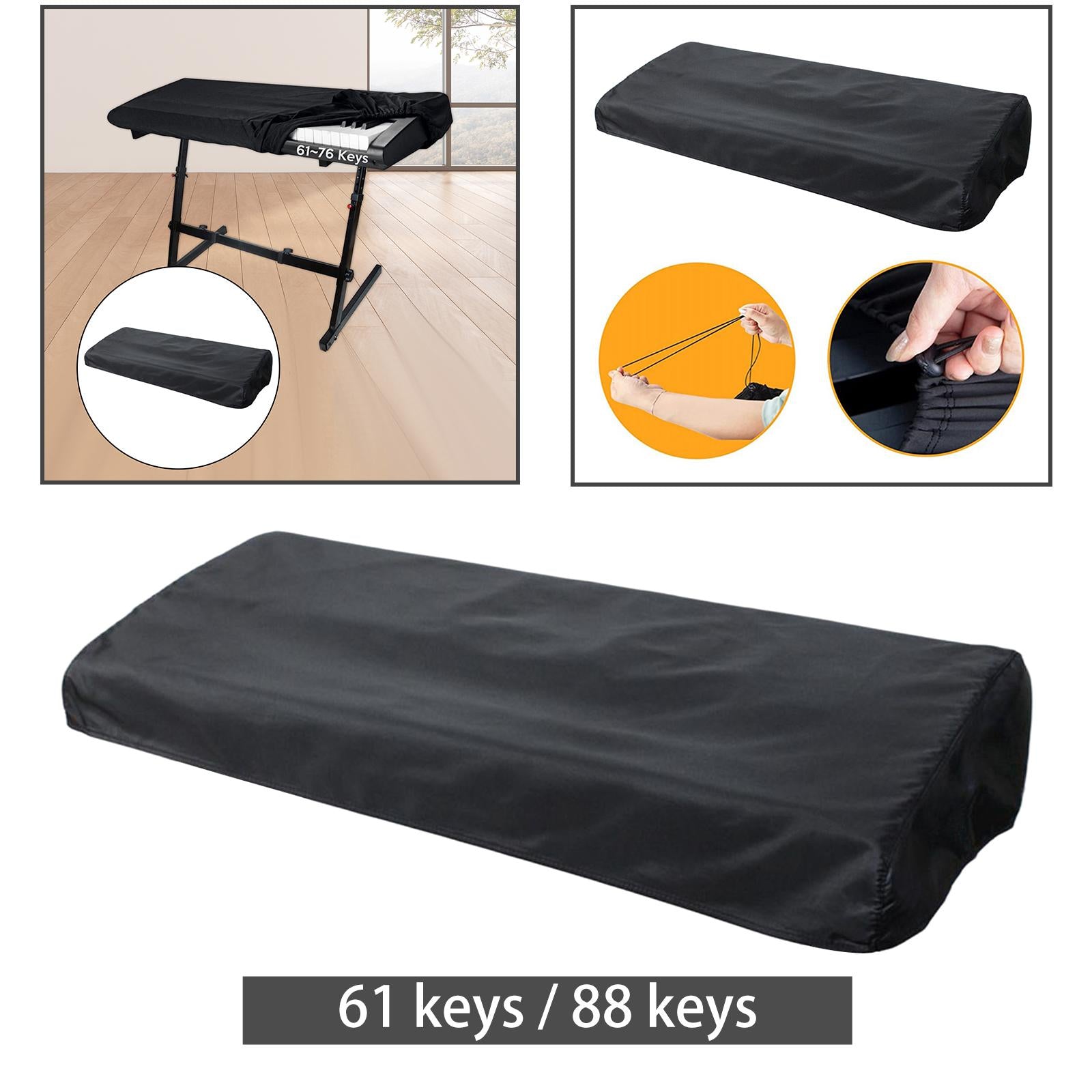 Digital Piano Dust Cover Dustproof Full cover for Exhibition Decoration 61keys