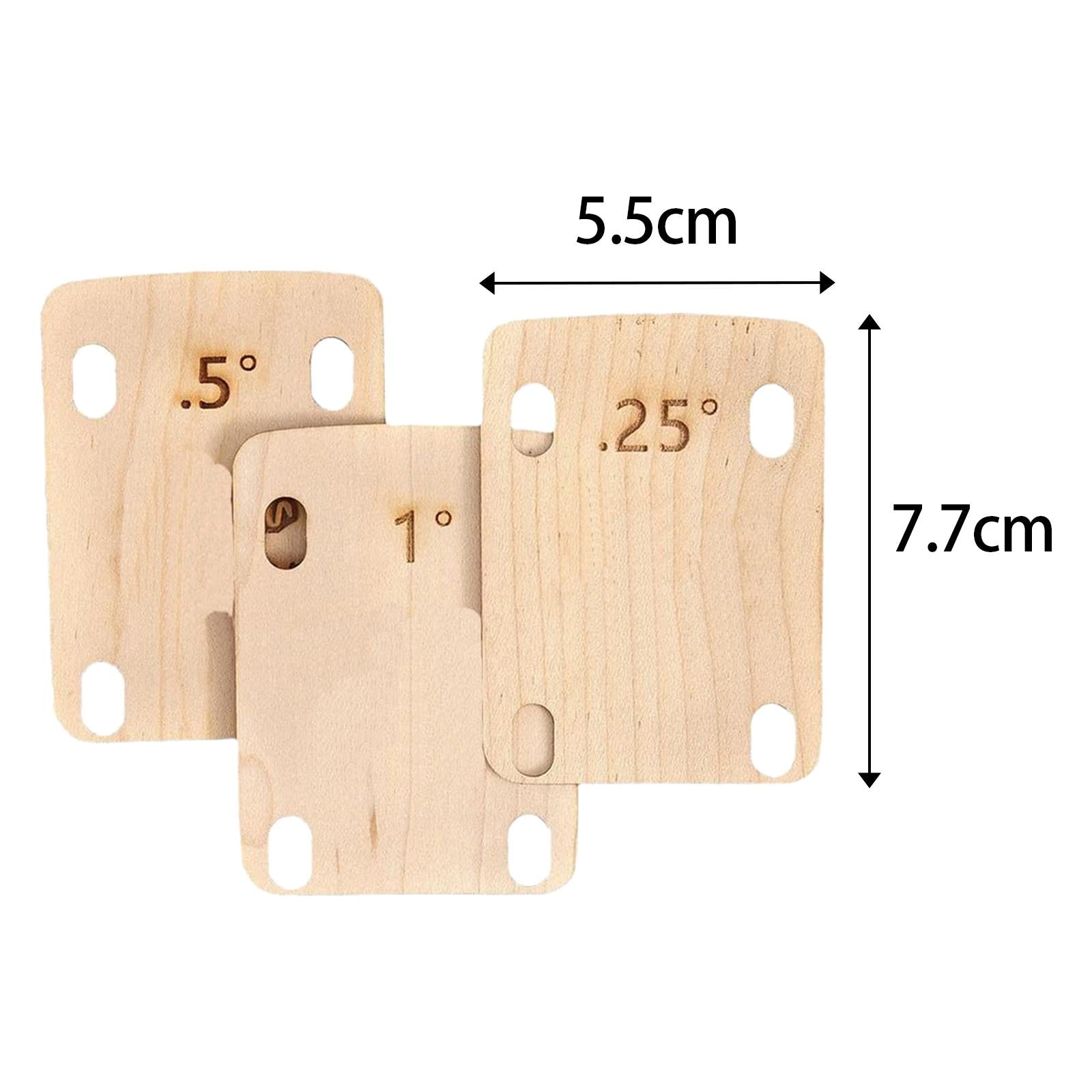 3x Guitar Neck Plate Gasket Replacement Parts Neckplate Heightening for Bass