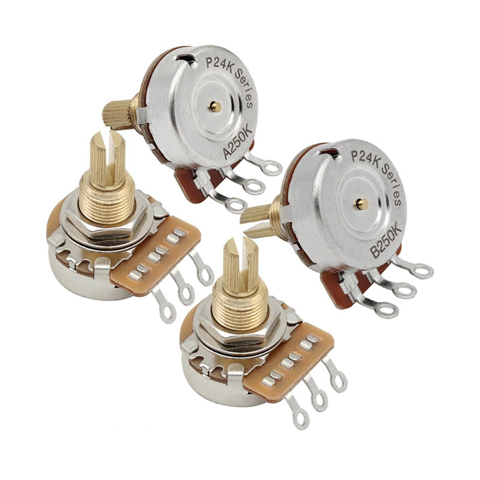 Tone Potentiometer Guitar Potentiometer for Electric Guitar Volume or Tone A250K