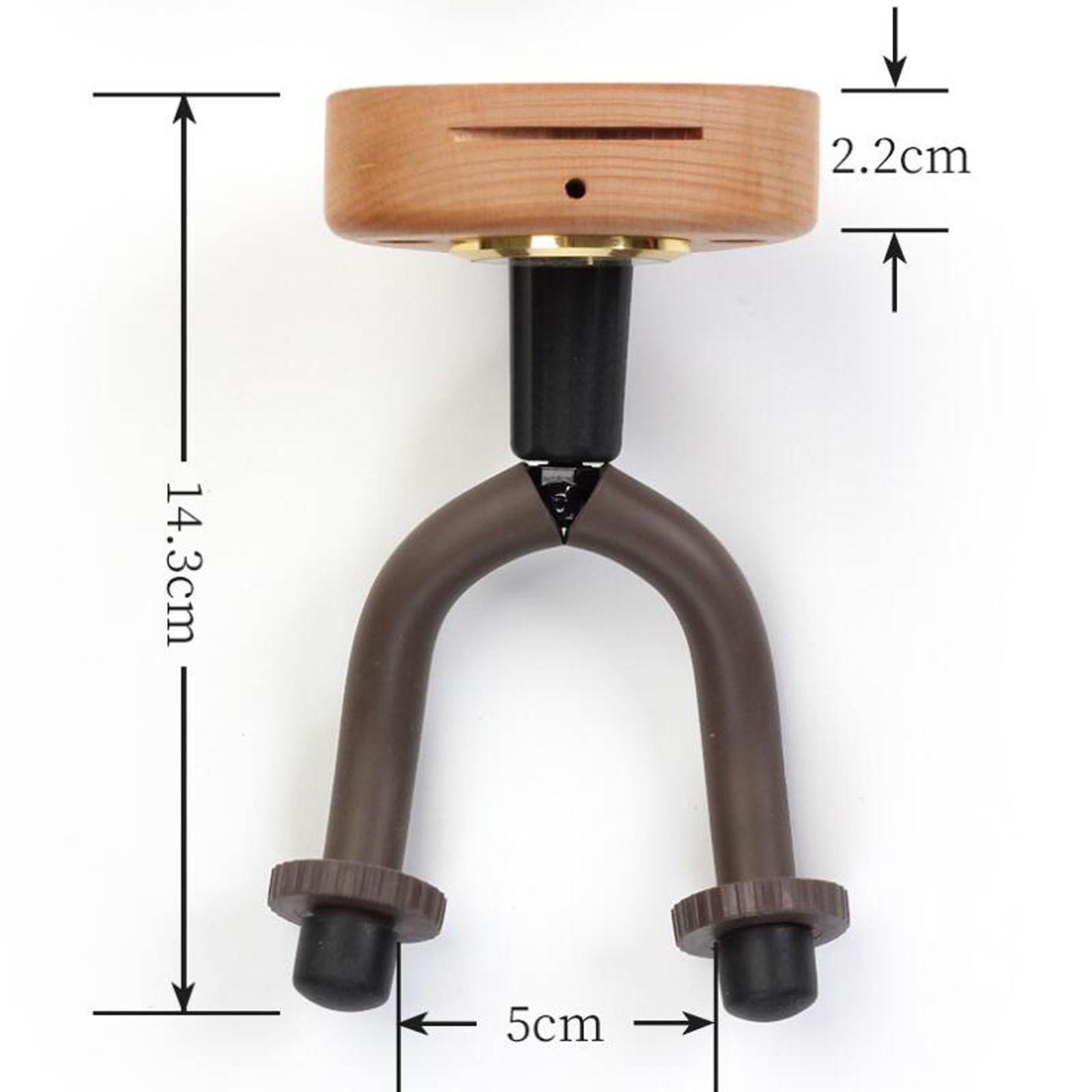 Guitar Hanger Shelf with Screws Guitar Rack for Musical Instrument Bass Home With Hygrometer