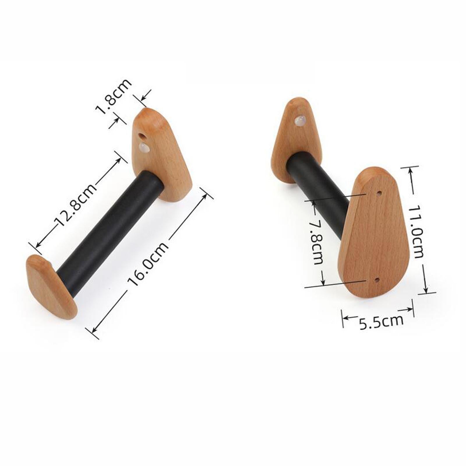 Wooden Guitar Wall Mount Hanger Guitar Holder for Banjo Electric Guitar Bass Normal