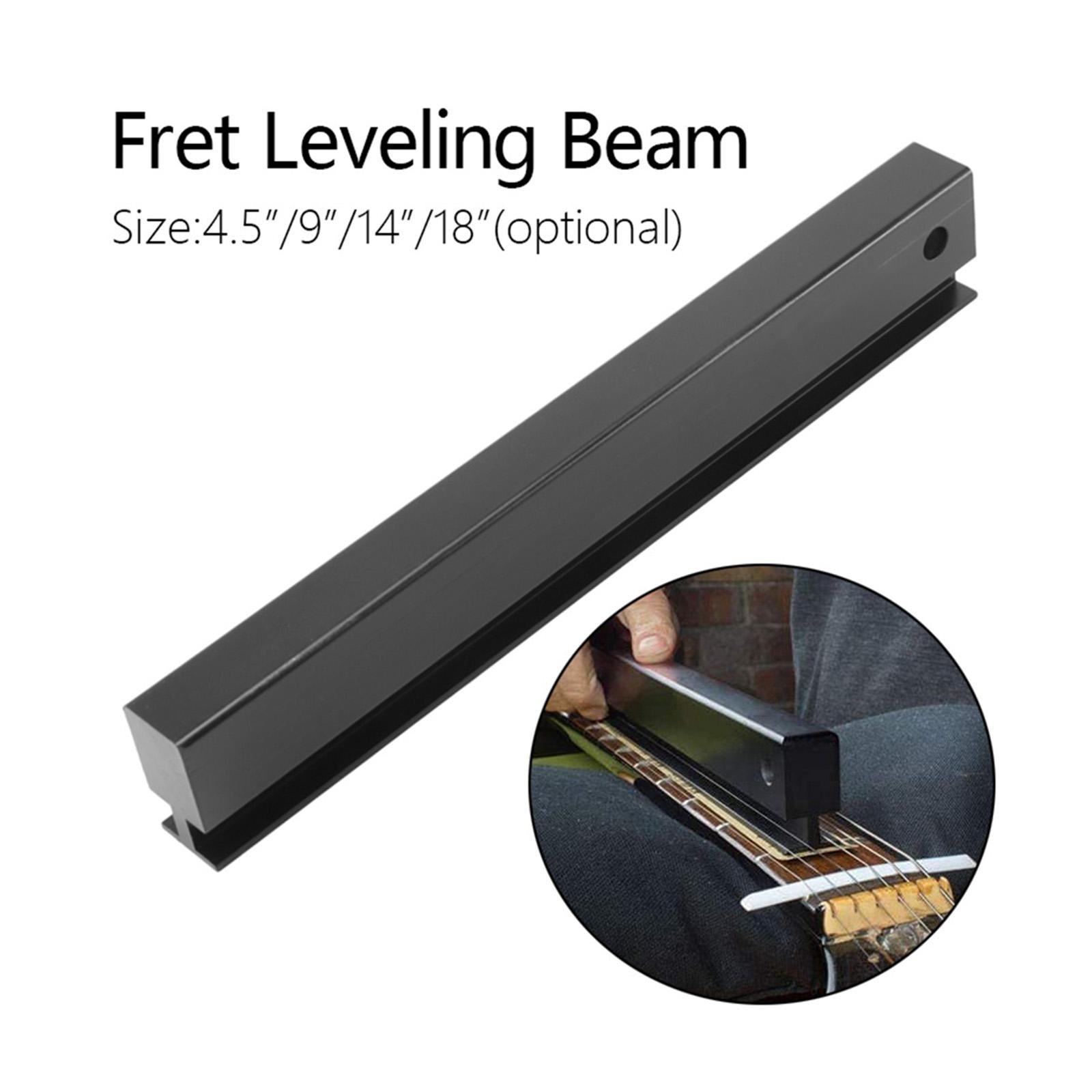 Guitar Fret Leveling Beam Luthier Tool for Acoustic Guitar Bass CNC Machined 228mm