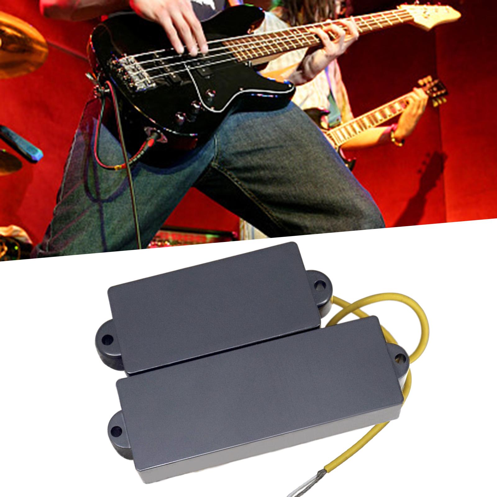 2Pcs Precision Electric Bass Pickups High Output for Banjo Electric Guitar Instrument