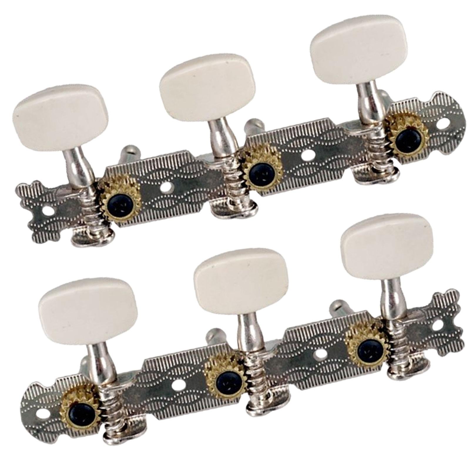 2 Pieces Guitar Tuning Pegs 3L3R String Pegs for Acoustic Guitar Accessories