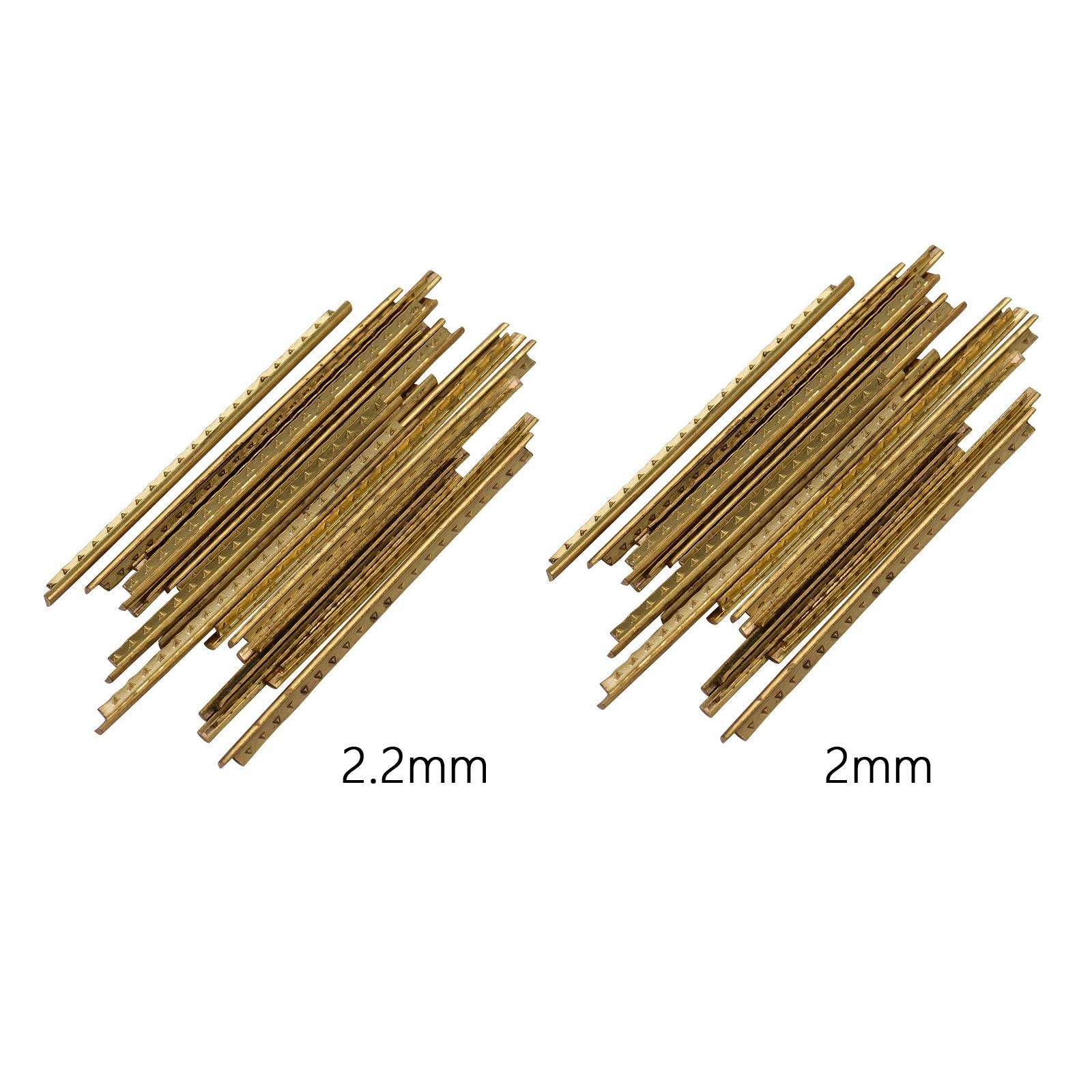 20Pcs Guitar Fret Wires Brass Fret Wire for Classical Guitar Electric Guitar 20 Frets