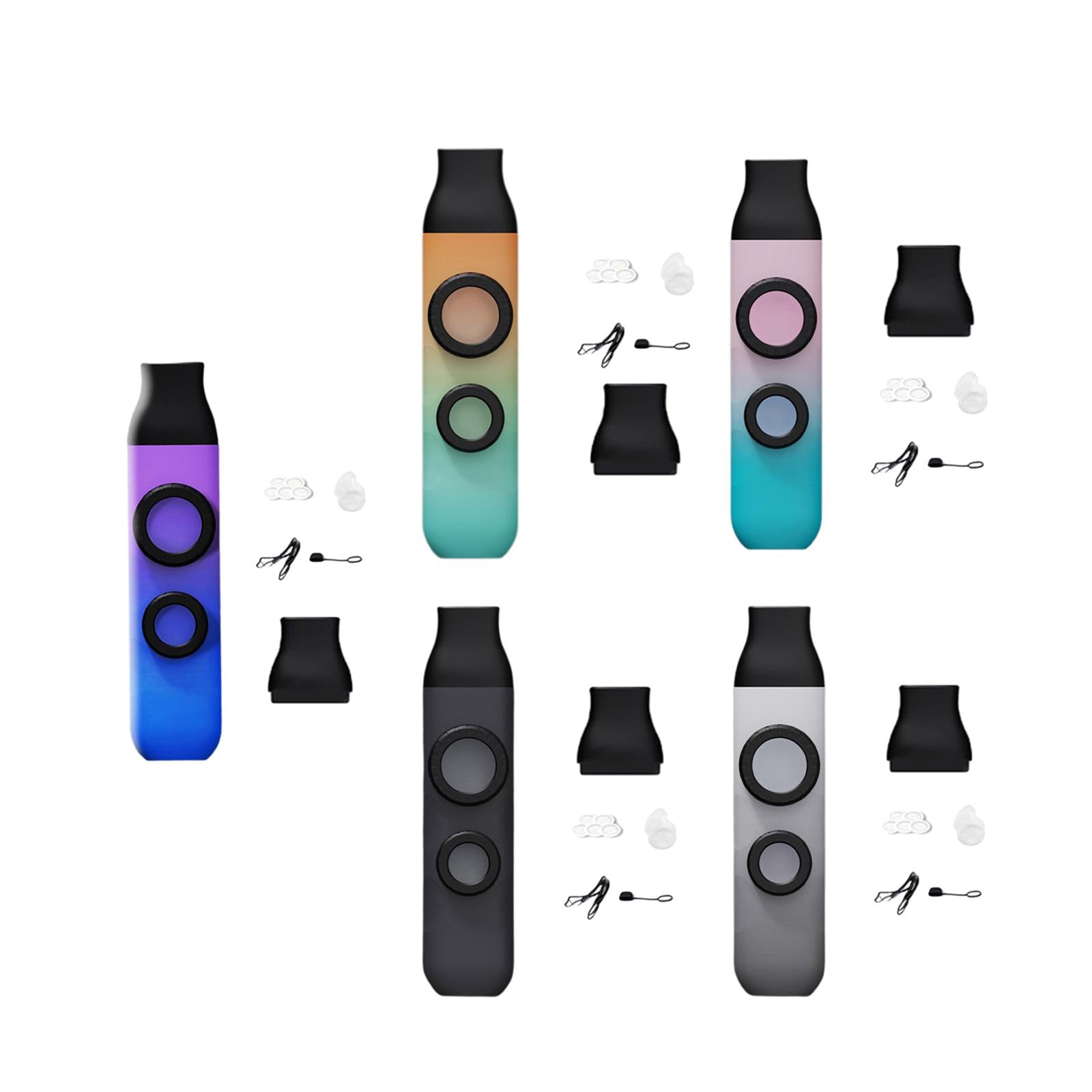 Adjustable Tone Kazoo Easy to Play Portable Kazoo Flute Kids Beginner Adults violet