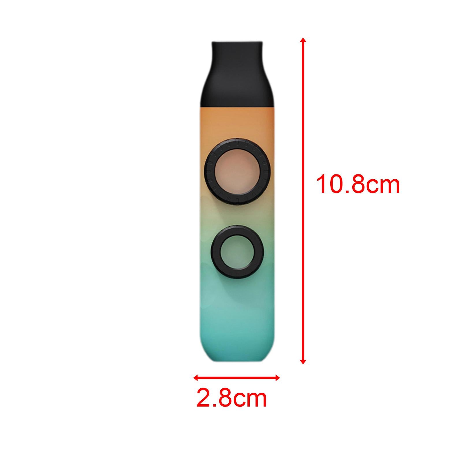 Adjustable Tone Kazoo Easy to Play Portable Kazoo Flute Kids Beginner Adults orange