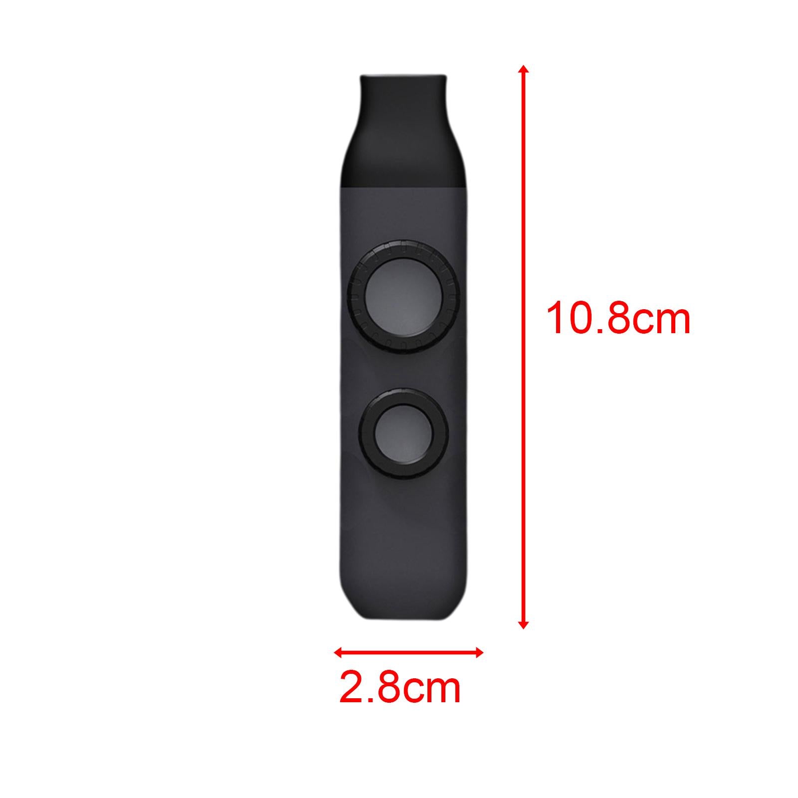 Adjustable Tone Kazoo Easy to Play Portable Kazoo Flute Kids Beginner Adults black