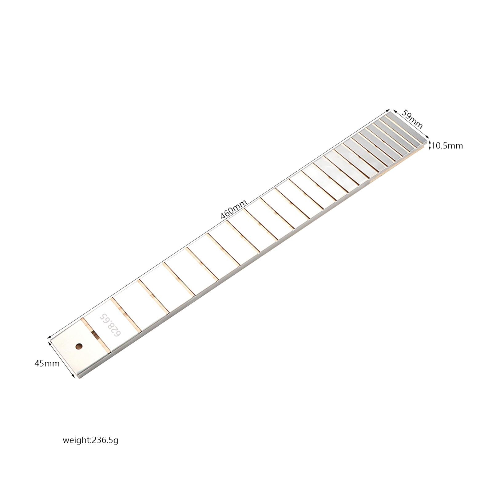 Guitar Neck Ruler Positioning Nut Slot Depth Alloy for Most Guitars Replaces