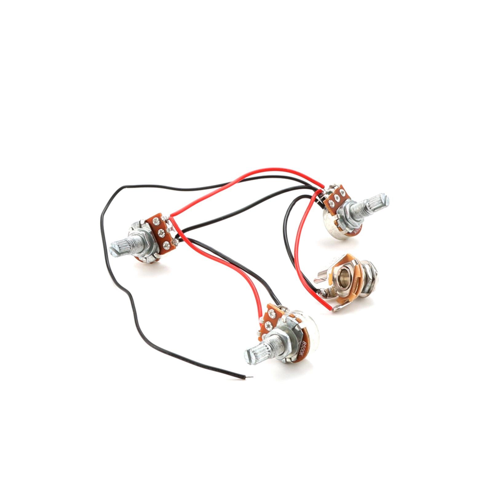 Guitar Wiring Harness Set Stable for Musical Instrument Electric Guitar Bass B