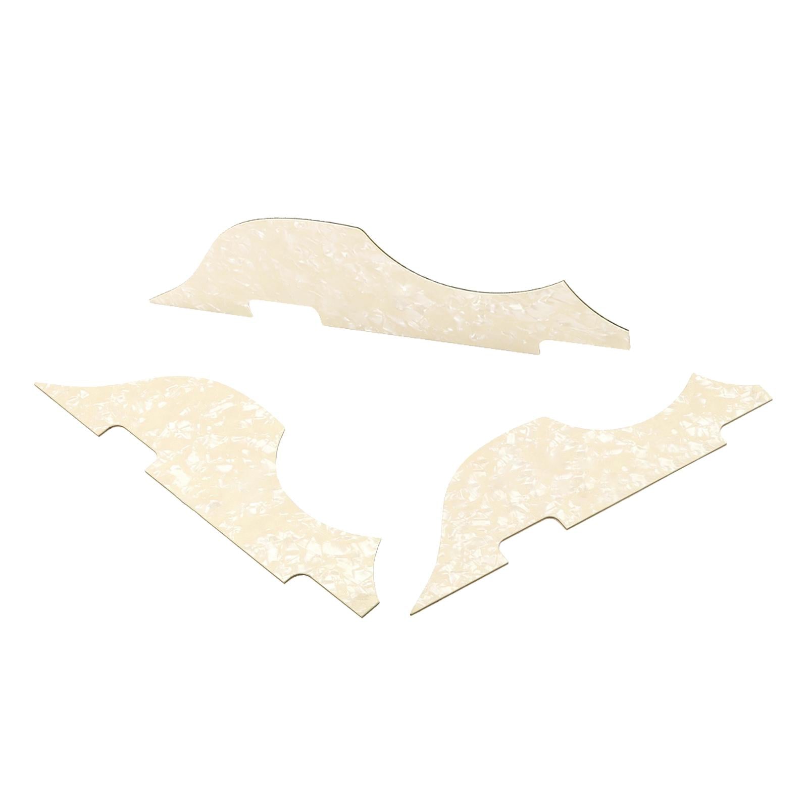 Bass Style Pickguard 3 Ply Decor for Hofner Bass Style Instruments Accessory