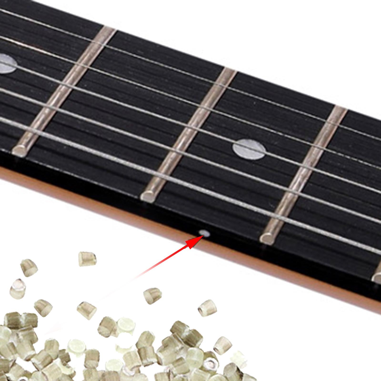 100Pcs Inlay Fingerboard Dots Guitar Fret Markers Side Dots for Guitar Parts