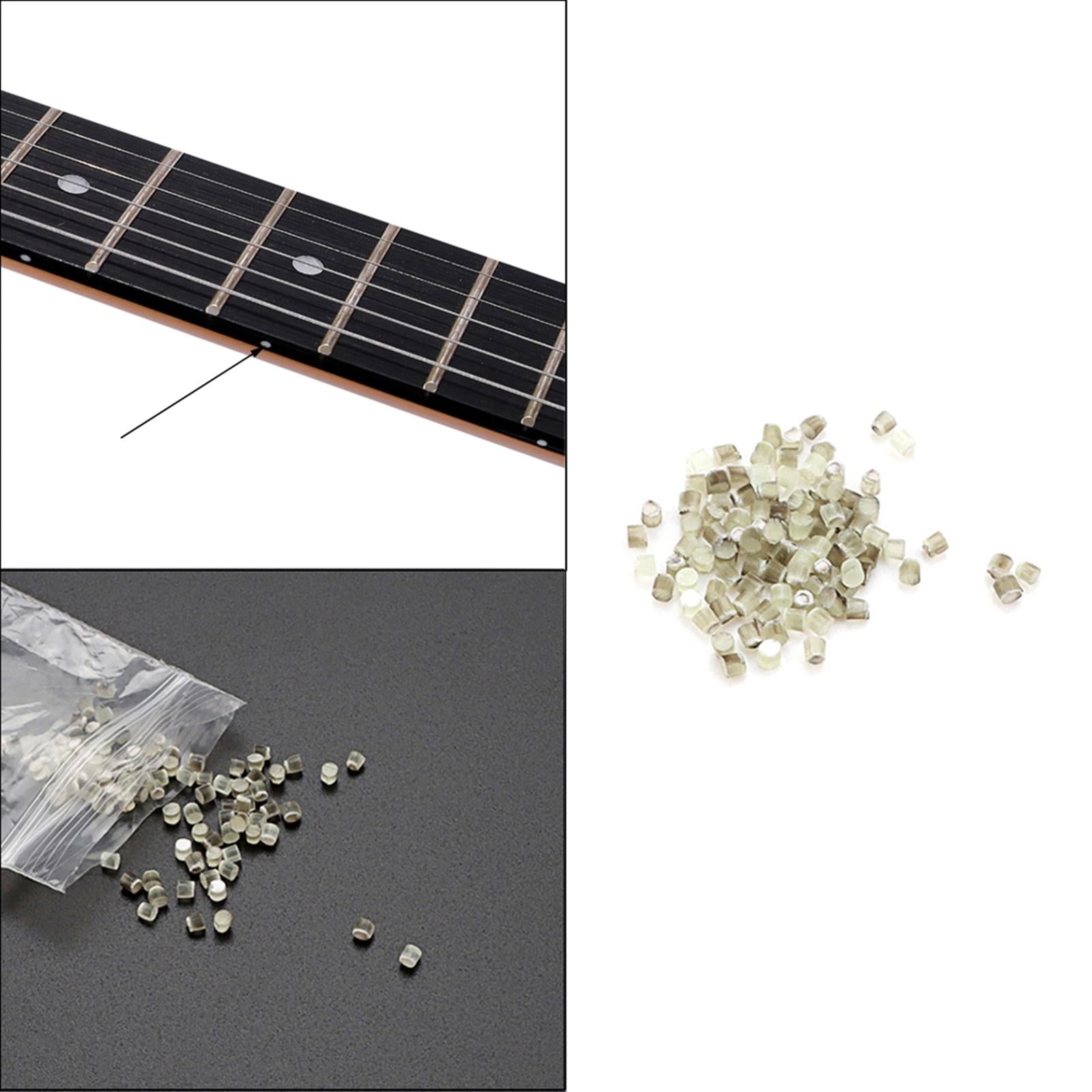 100Pcs Inlay Fingerboard Dots Guitar Fret Markers Side Dots for Guitar Parts