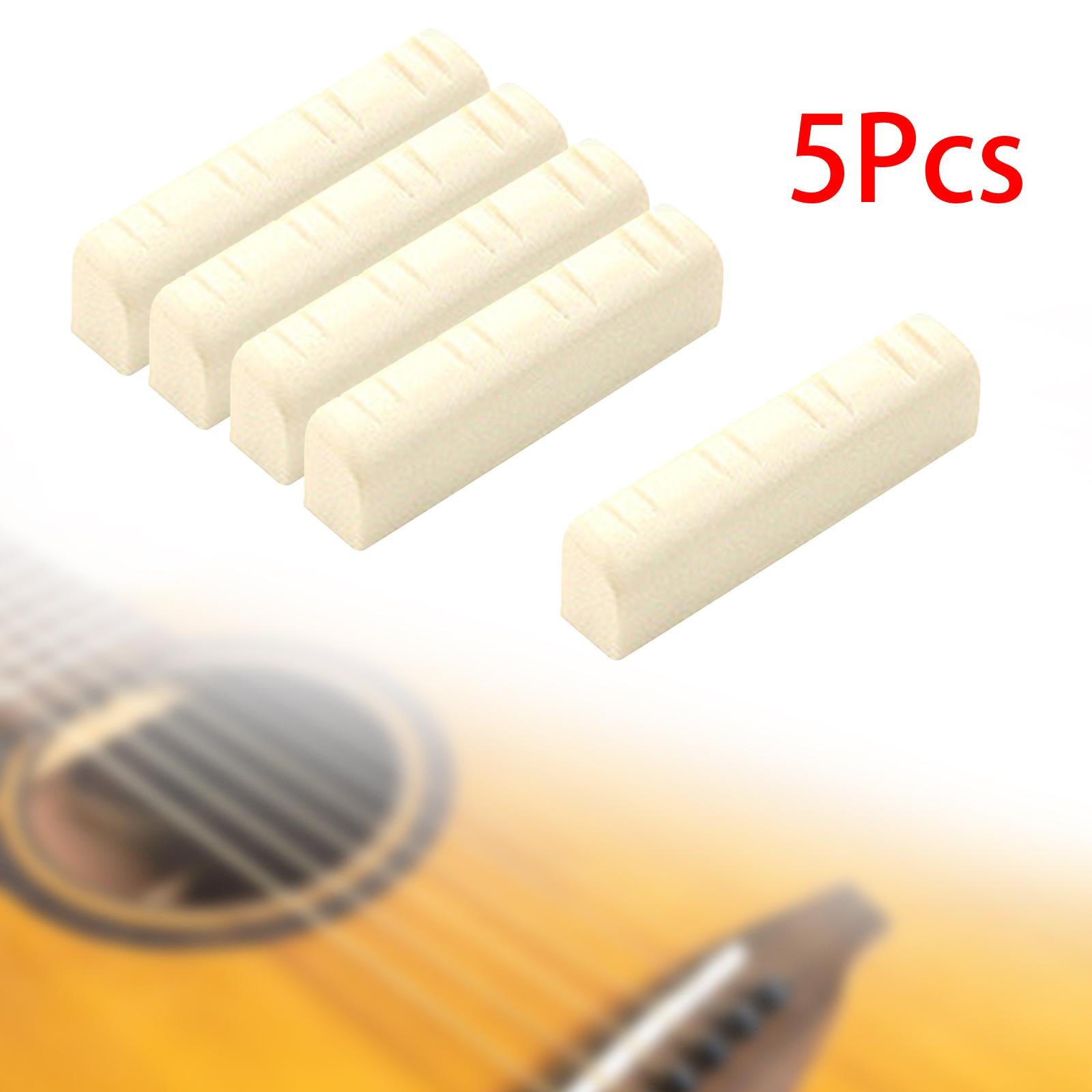 5Pcs String Nut Replacment Part Repair Mandolin Slotted Nut Slotted Portable