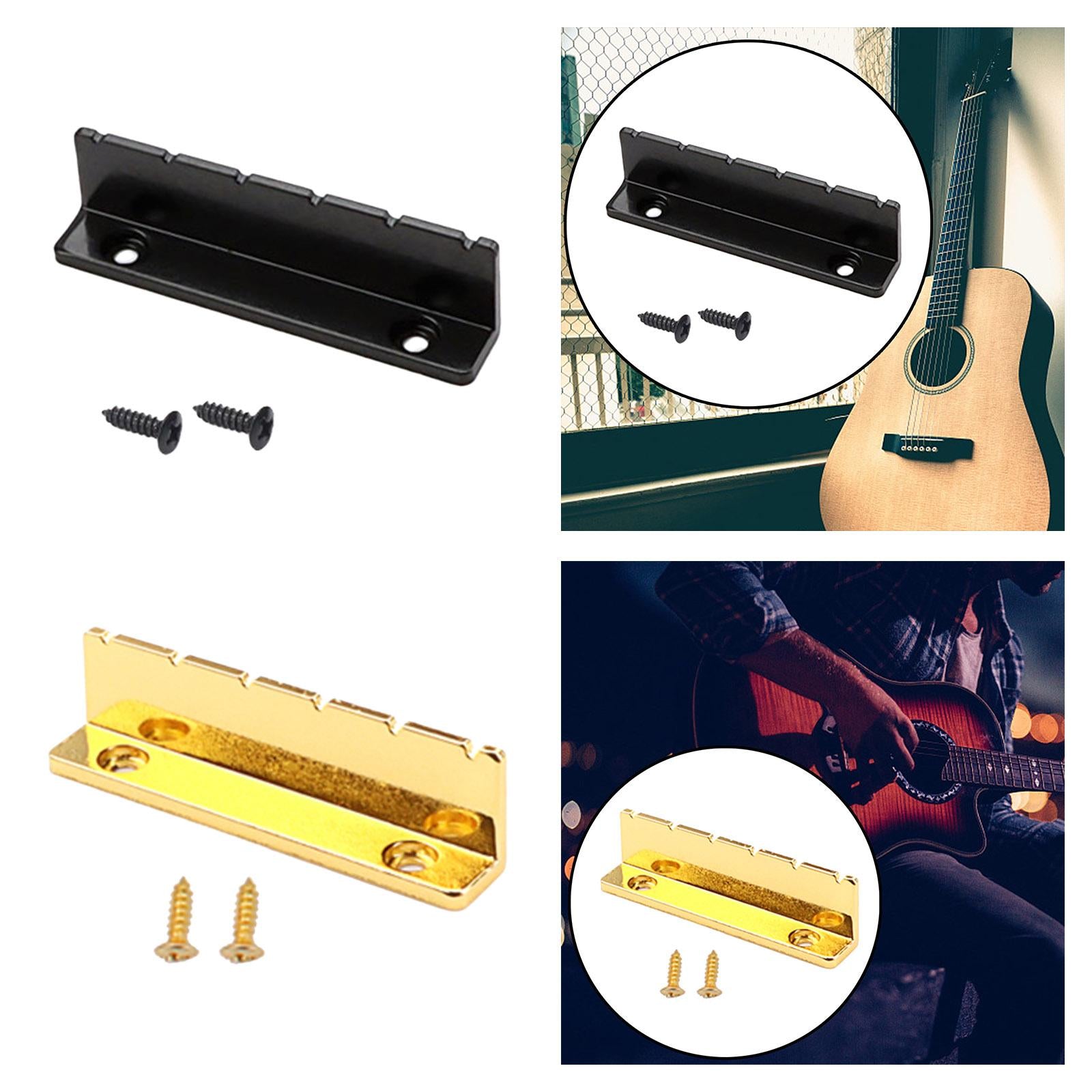 Bass Guitar Nut Devices Professional Top Nut for 6 String Musical Instrument Black