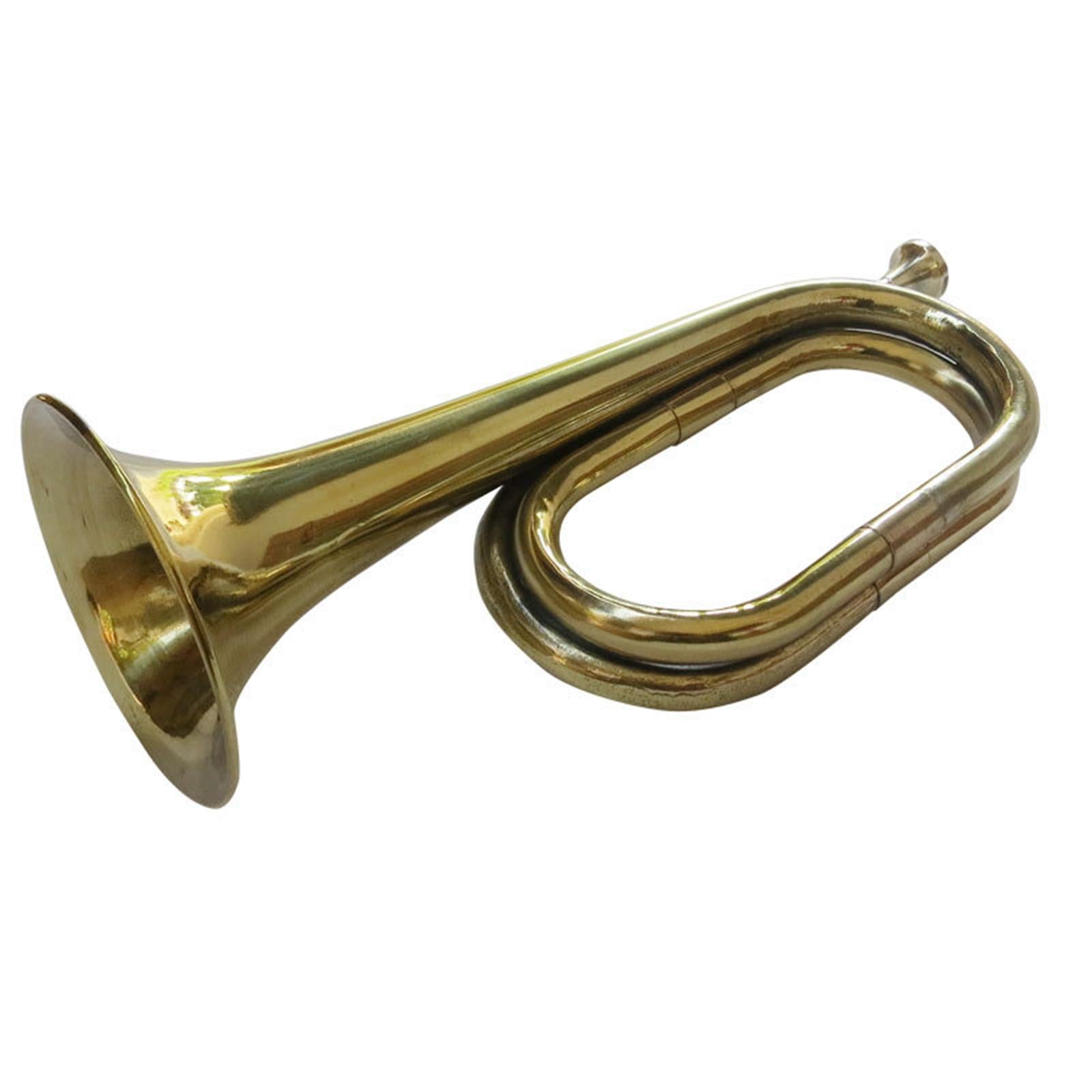 Standard Trumpet with Red Cloth Blowing Bugle for Beginners Show Performance