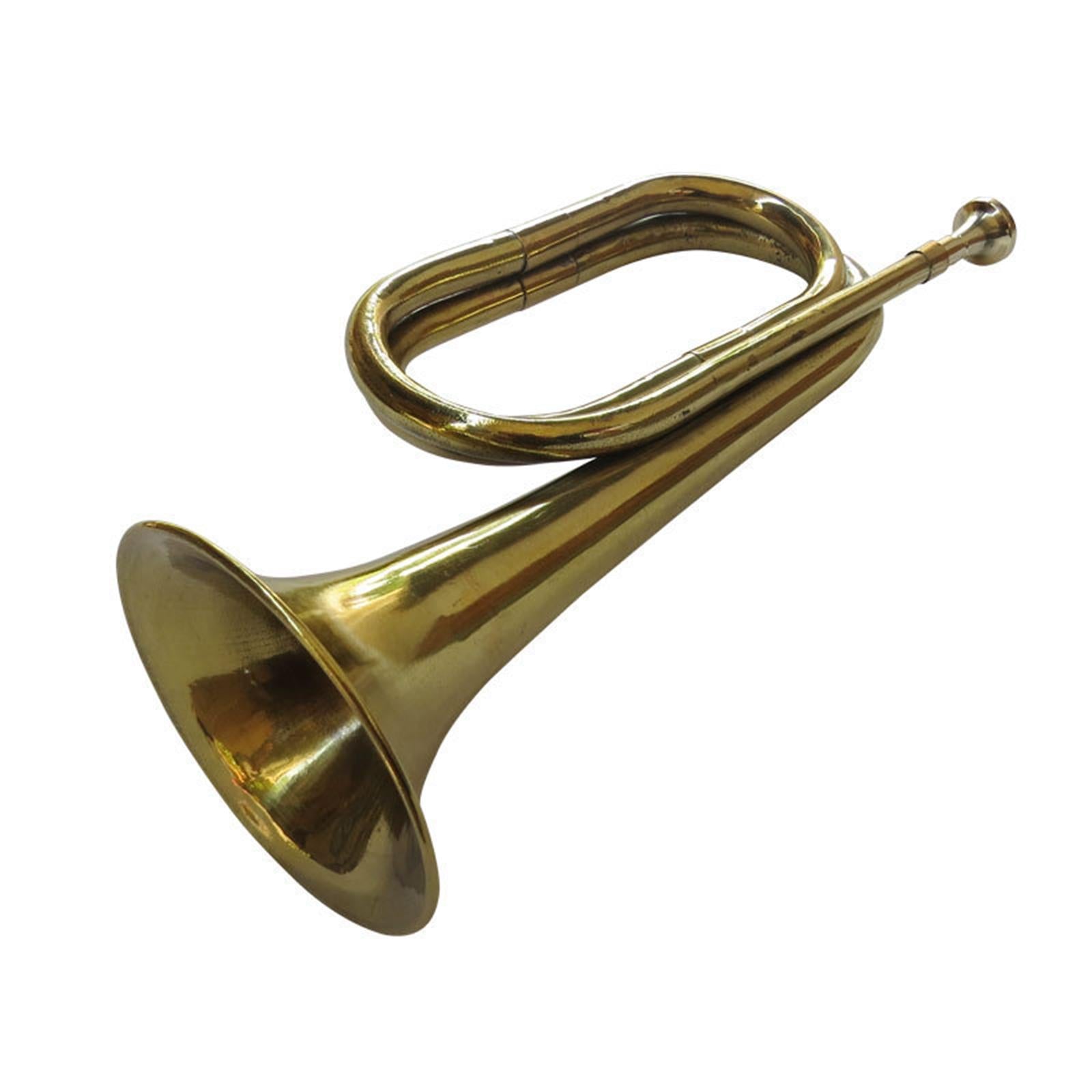 Standard Trumpet with Red Cloth Blowing Bugle for Beginners Show Performance