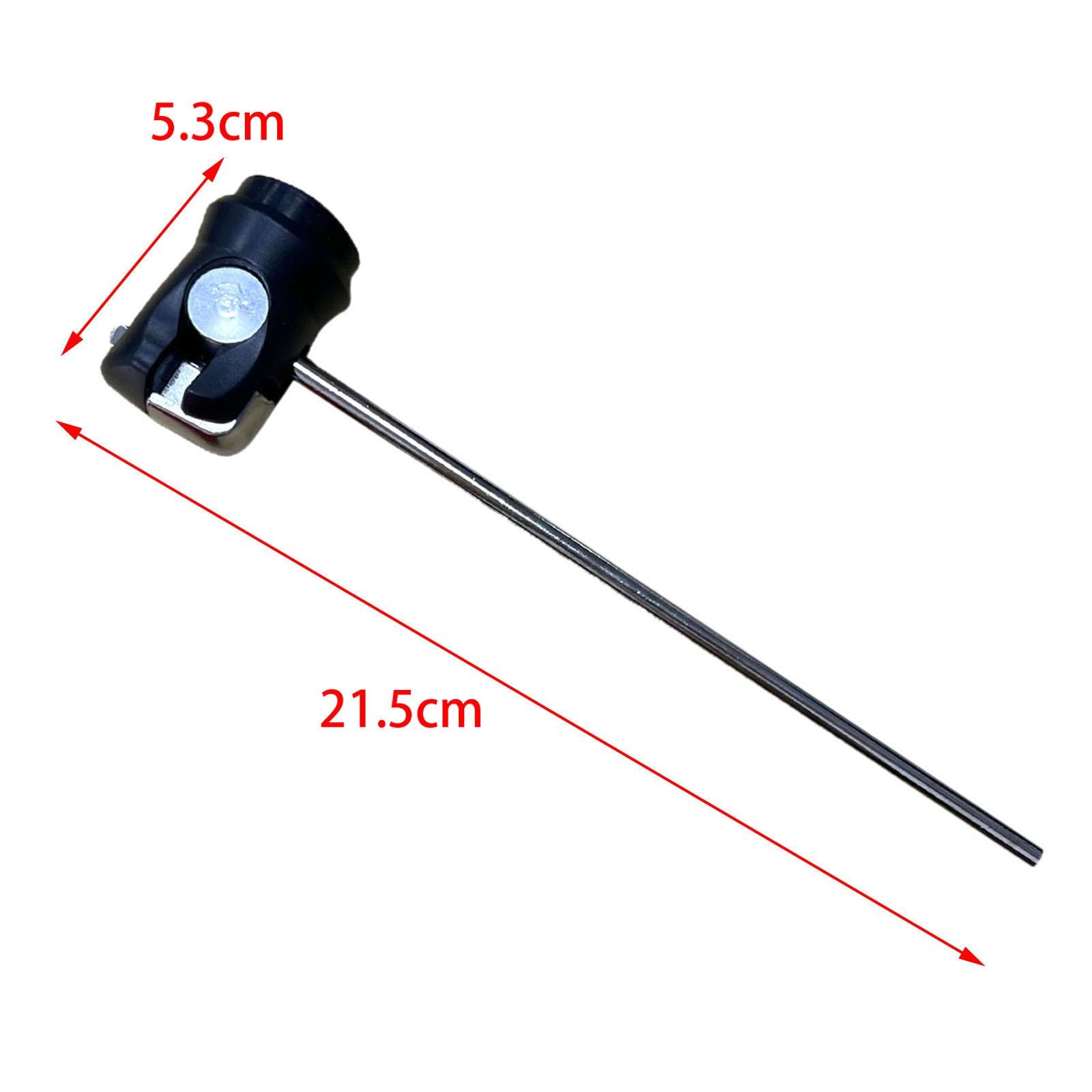 Bass Drum Pedal Mallet Kick Drum Foot Pedal Beater for Bass Drum Replacement Black