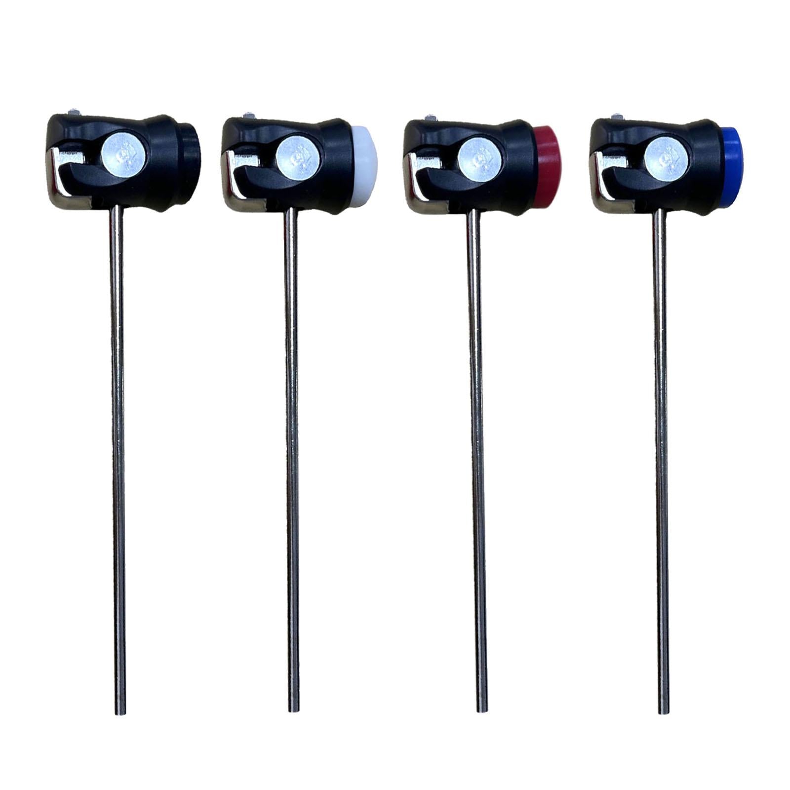 Bass Drum Pedal Mallet Kick Drum Foot Pedal Beater for Bass Drum Replacement Black