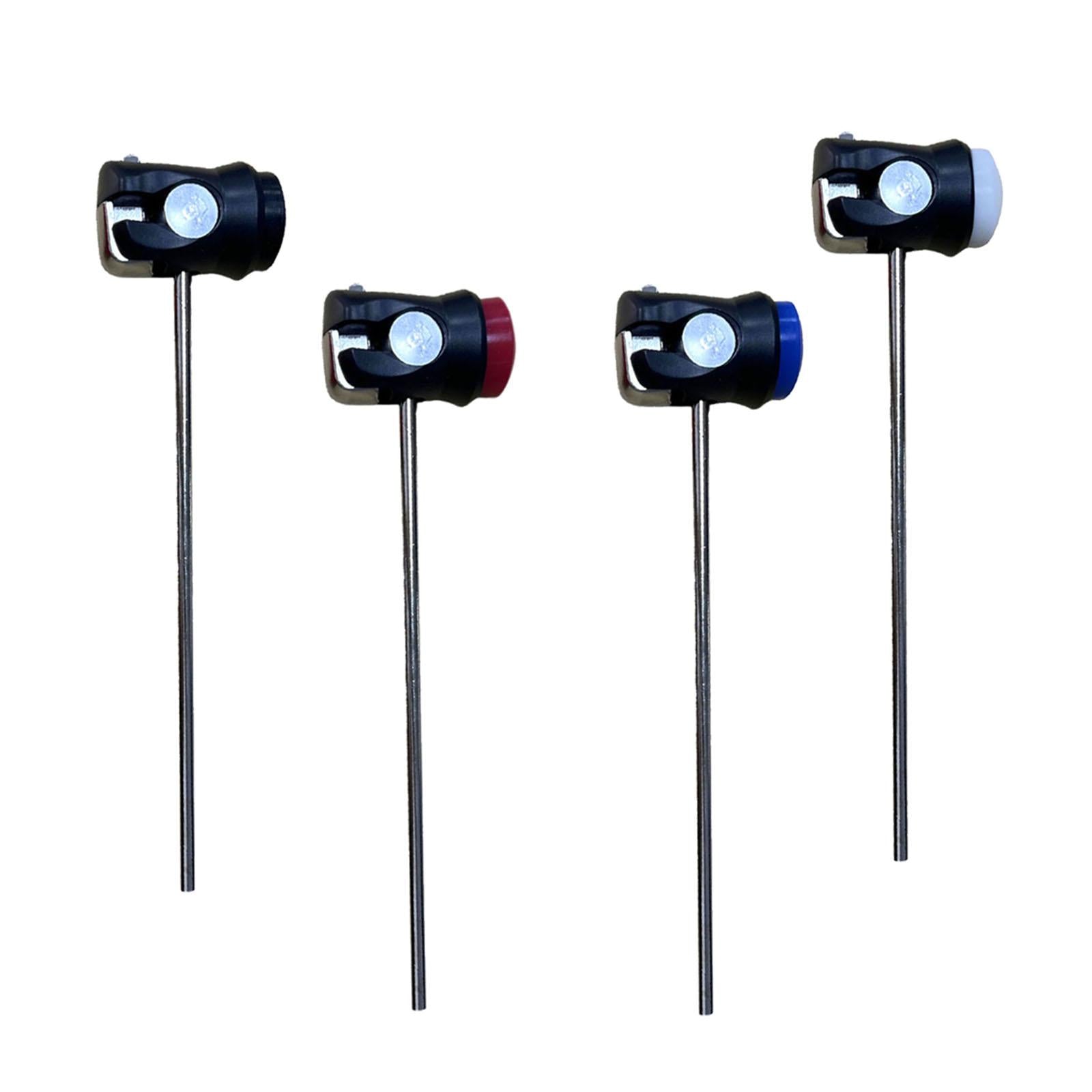 Bass Drum Pedal Mallet Kick Drum Foot Pedal Beater for Bass Drum Replacement Black
