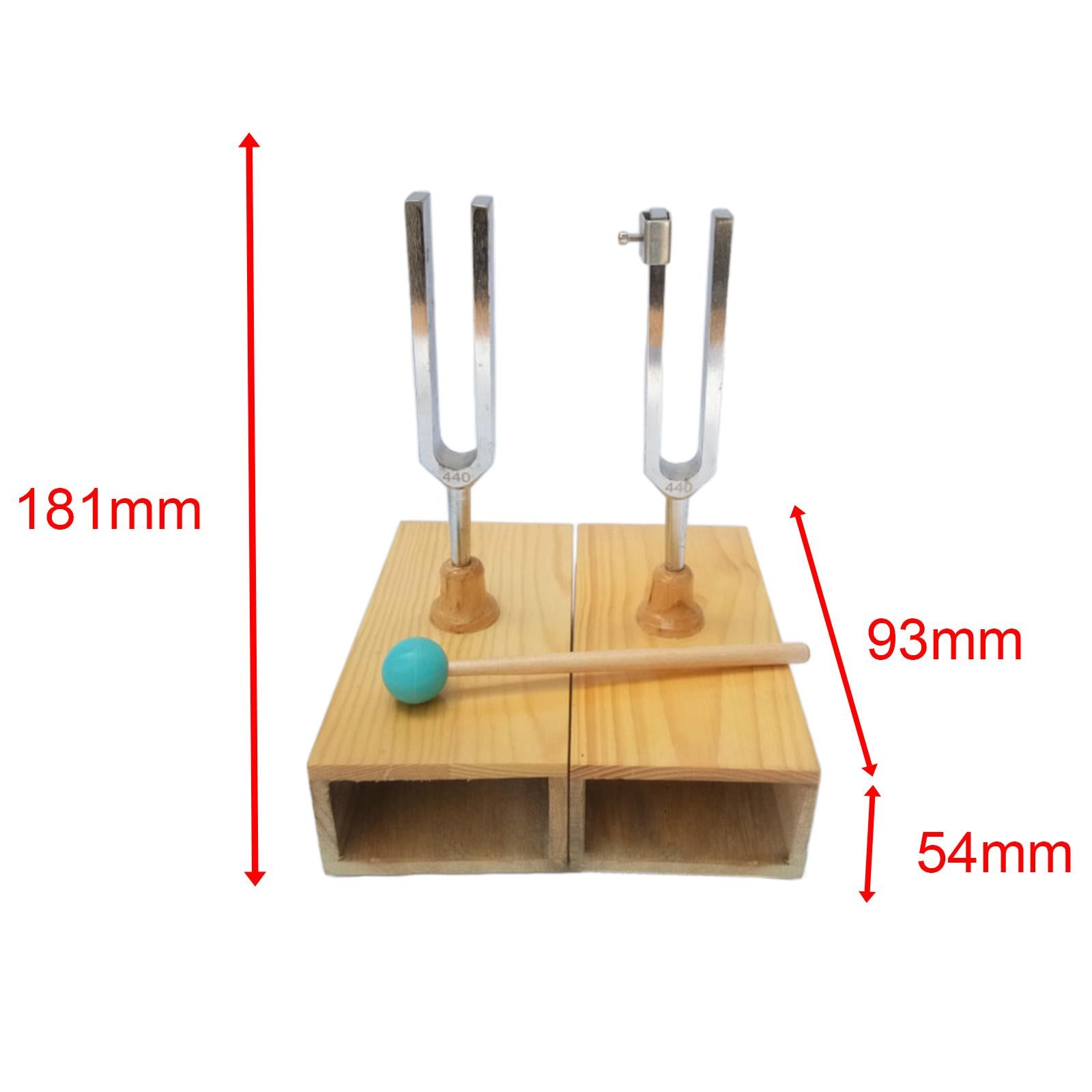 Resonant Tuning Fork for lab Aluminum Alloy Teaching Aids Tuning Fork