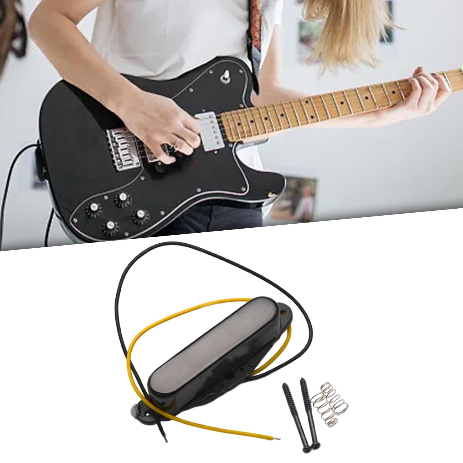 Electric Guitar Pickup Parts 1Pcs for Fender Telecaster Instrument Accessory Black