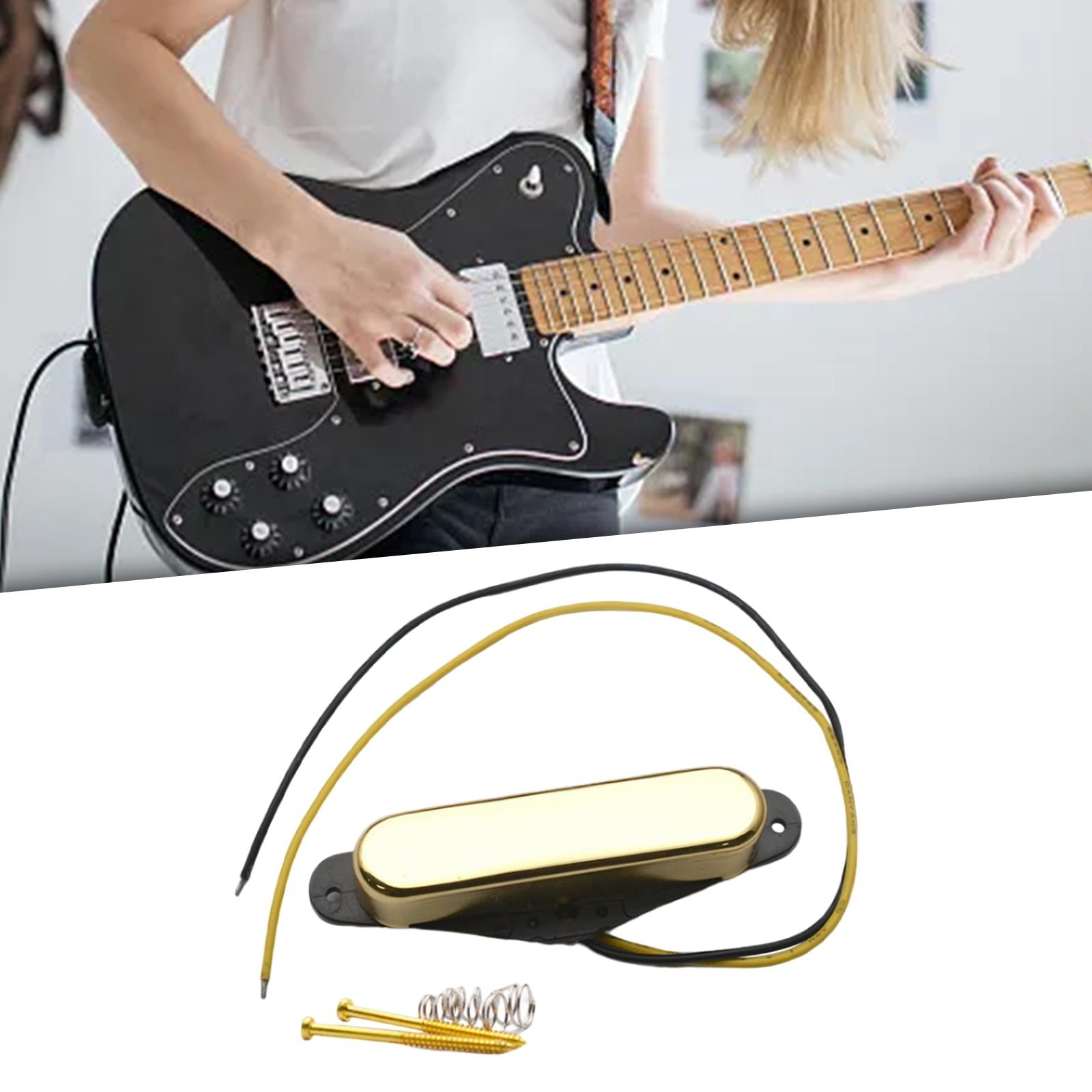 Electric Guitar Pickup Parts 1Pcs for Fender Telecaster Instrument Accessory Golden