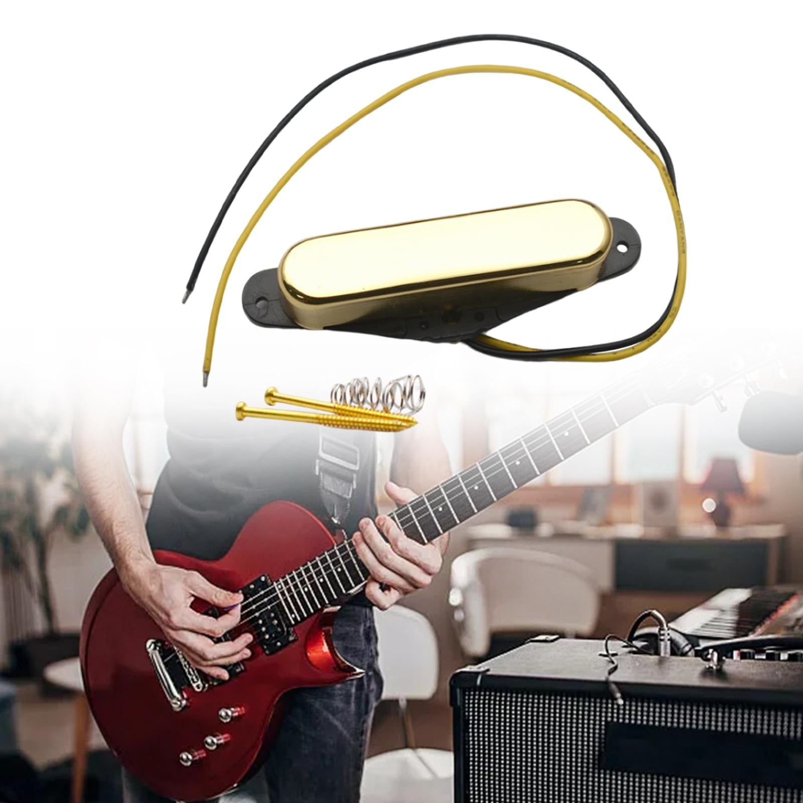 Electric Guitar Pickup Parts 1Pcs for Fender Telecaster Instrument Accessory Golden