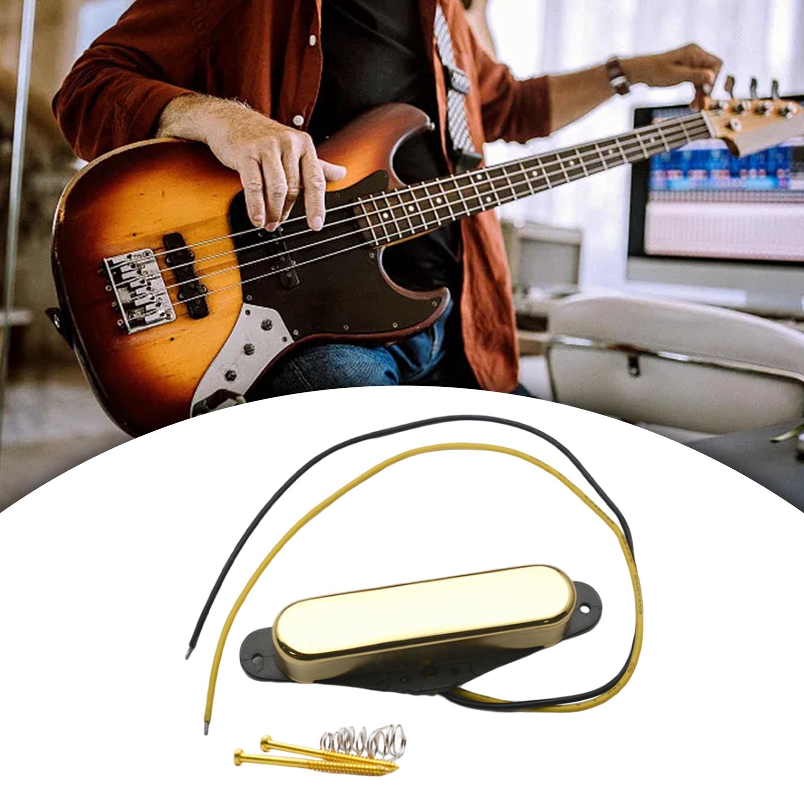 Electric Guitar Pickup Parts 1Pcs for Fender Telecaster Instrument Accessory Golden