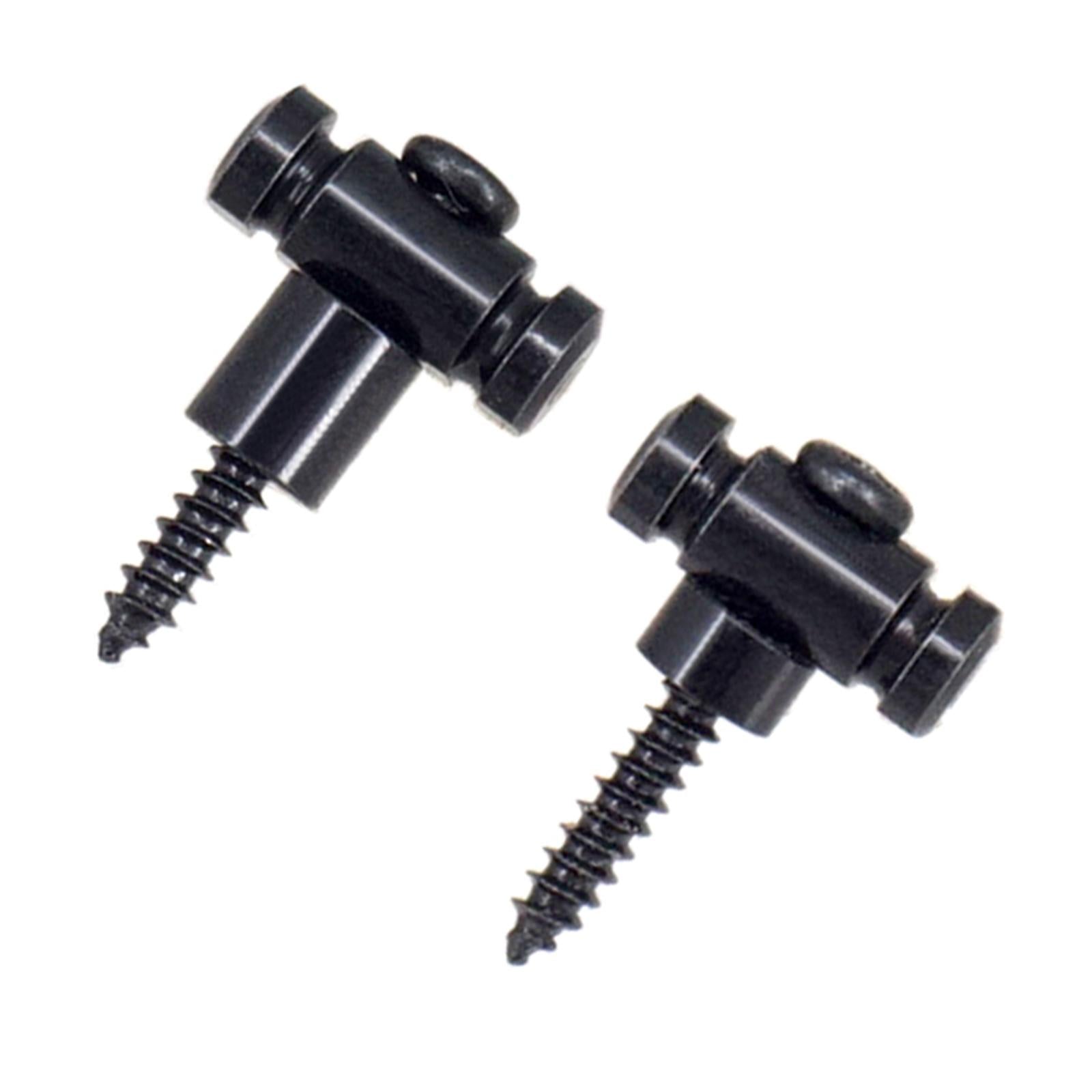 2 Pieces Roller String Guides Guitar Roller String Tree for Classical Guitar Black