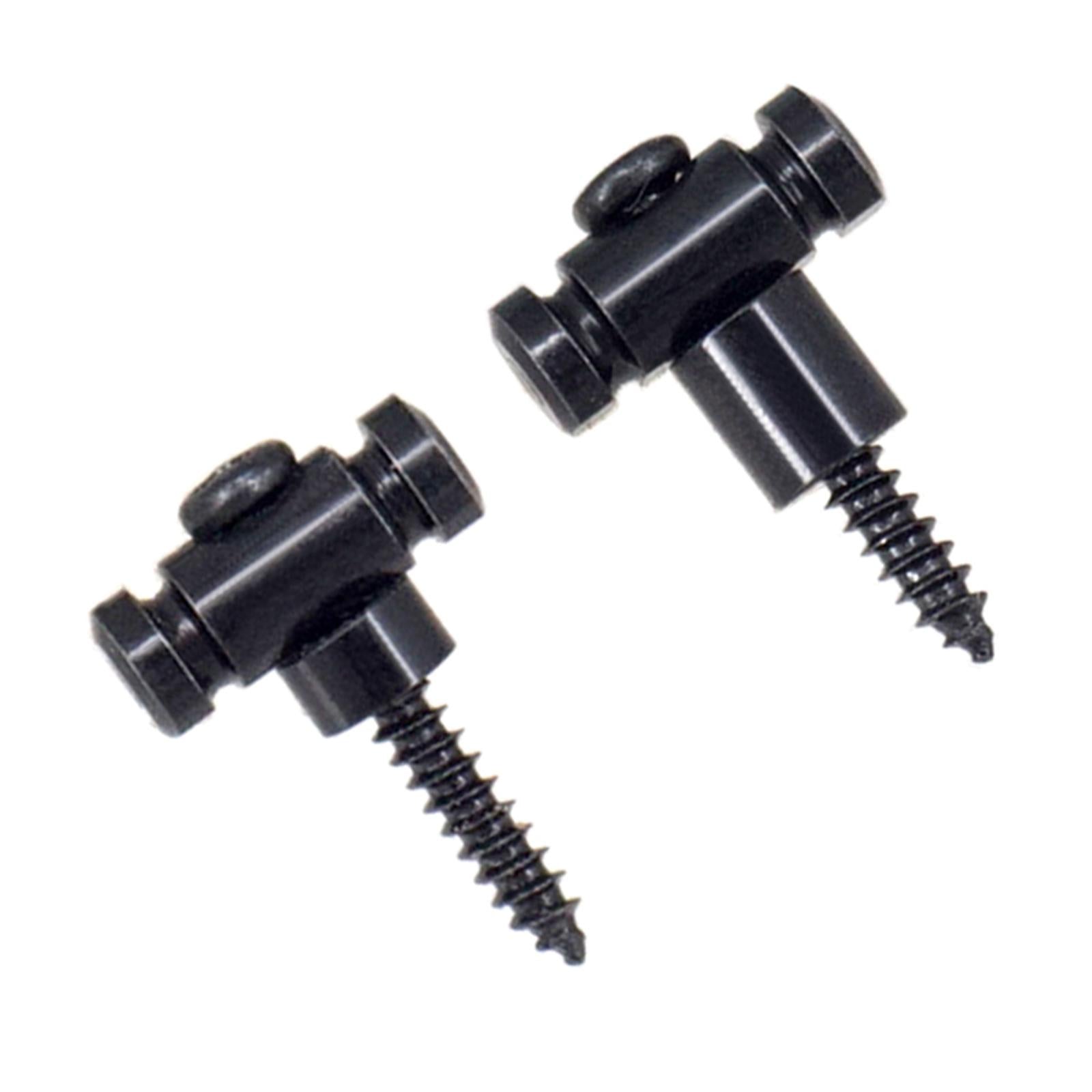 2 Pieces Roller String Guides Guitar Roller String Tree for Classical Guitar Black