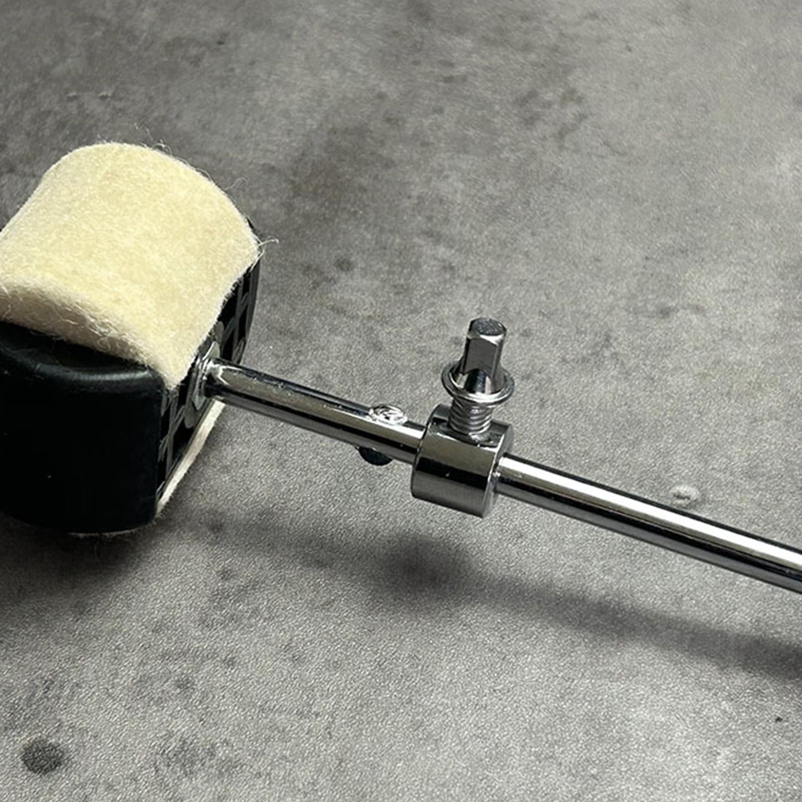 Kick Drum Hammer Beater Counterweight Refit Drum Metal Replacement Accessory