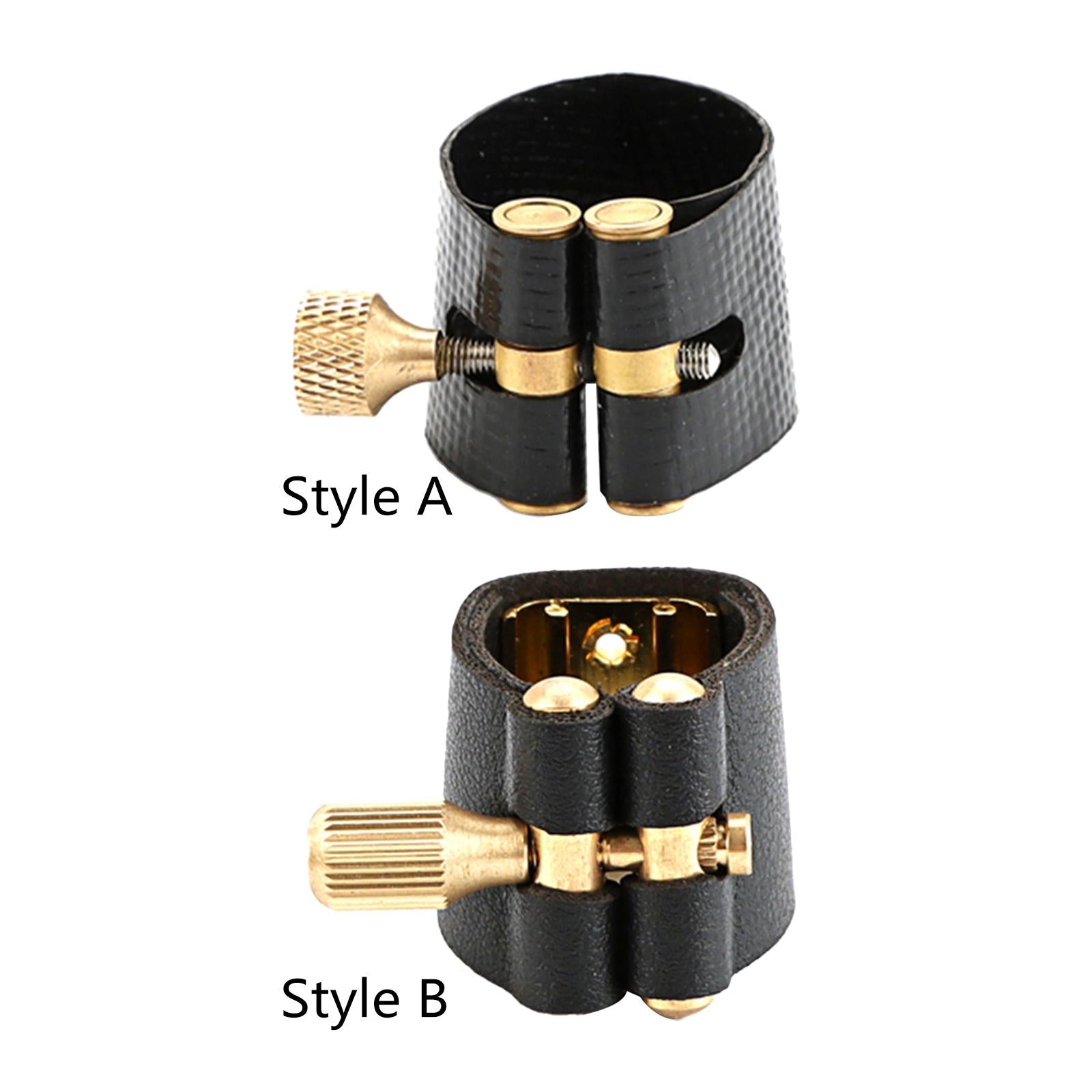 Alto Sax Ligature Durable Saxophone Ligature Fastener for Tenor Clarinet Sax Style A