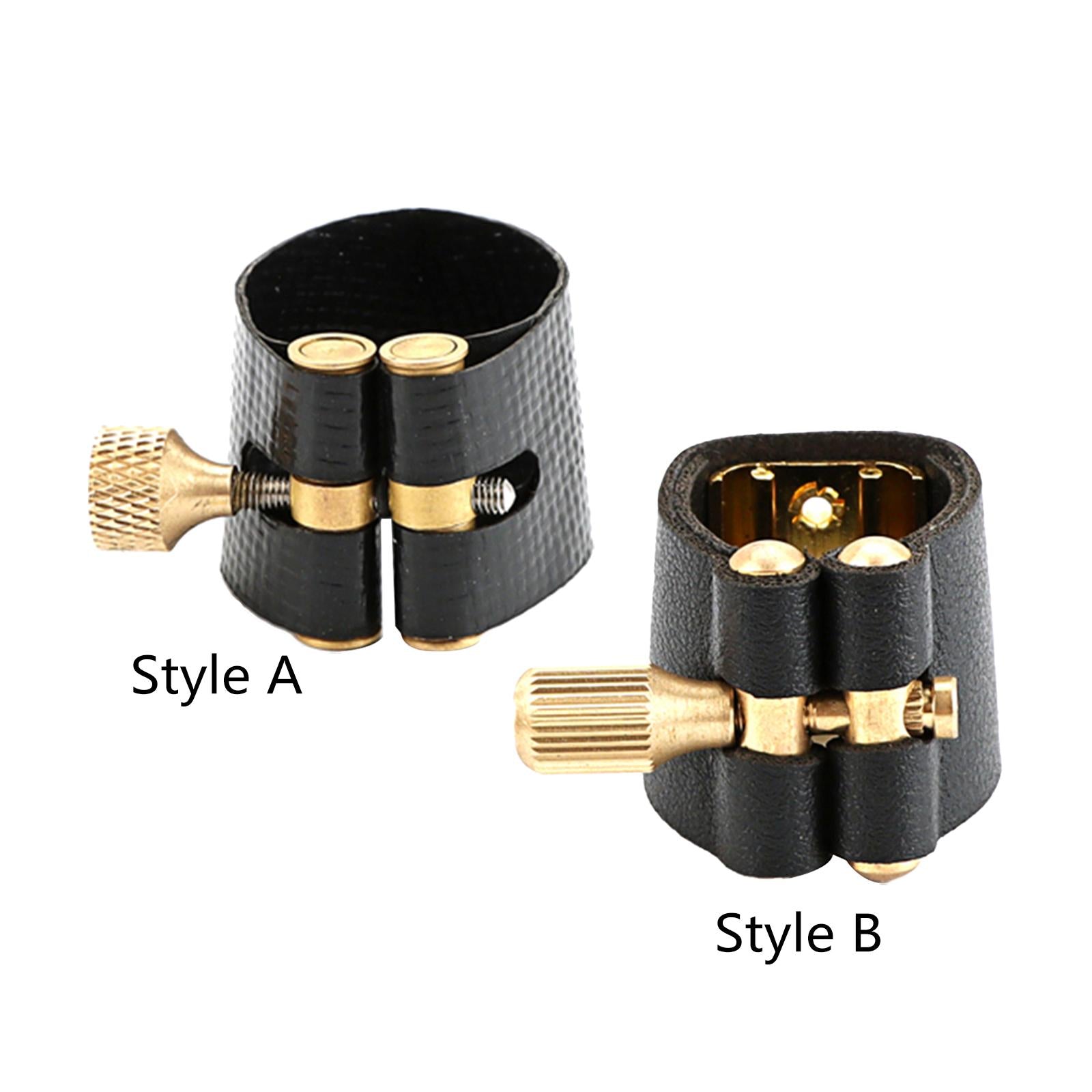 Alto Sax Ligature Durable Saxophone Ligature Fastener for Tenor Clarinet Sax Style A