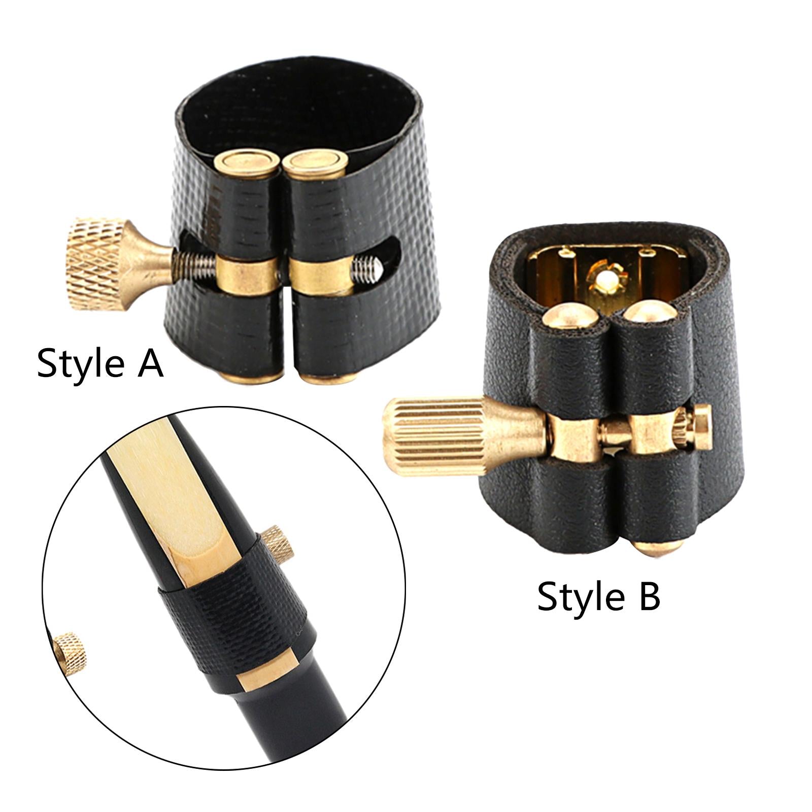 Alto Sax Ligature Durable Saxophone Ligature Fastener for Tenor Clarinet Sax Style A