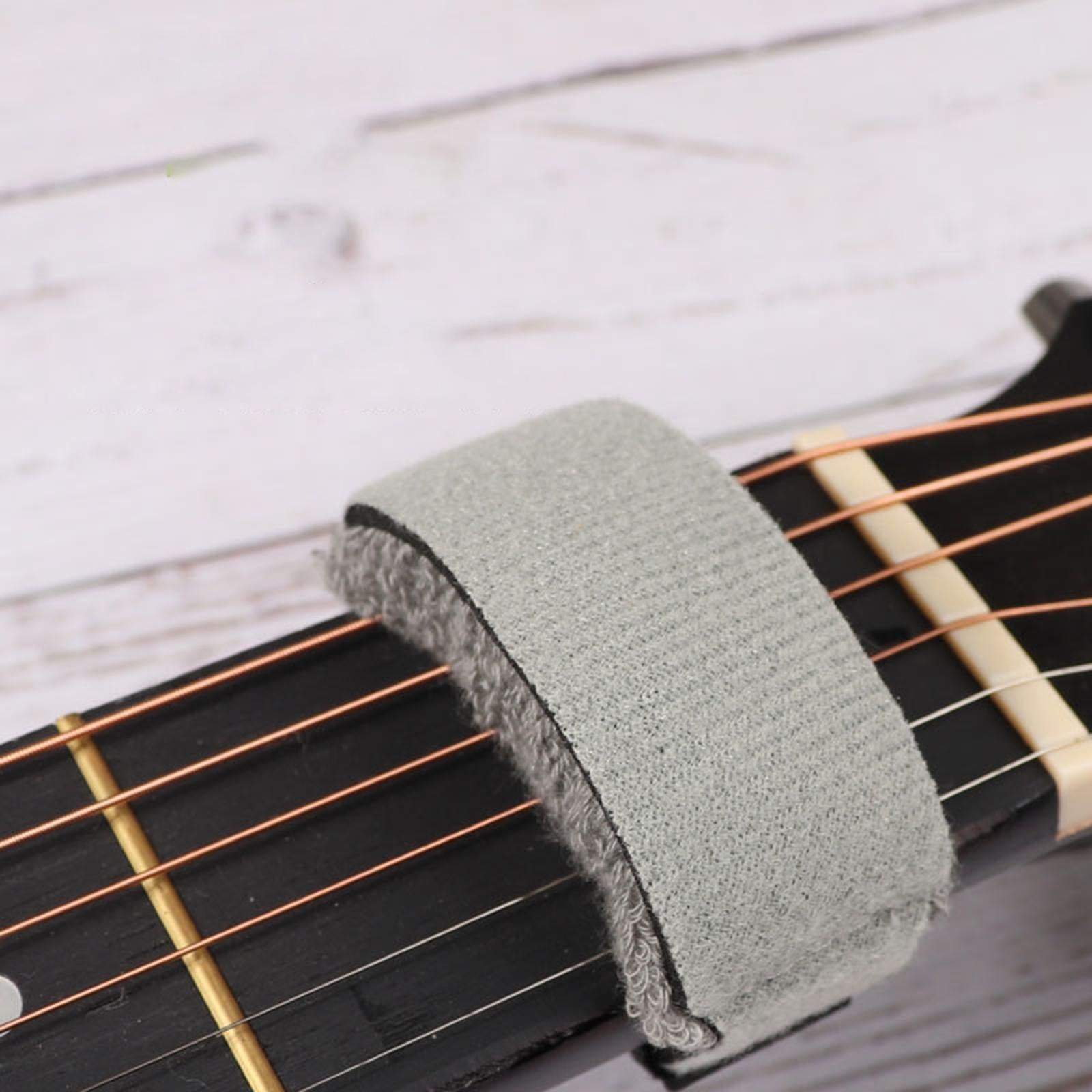 Bass Guitar Fretwrapes Mute Fretboard Bass Strap Guitar String Mute Dampener black