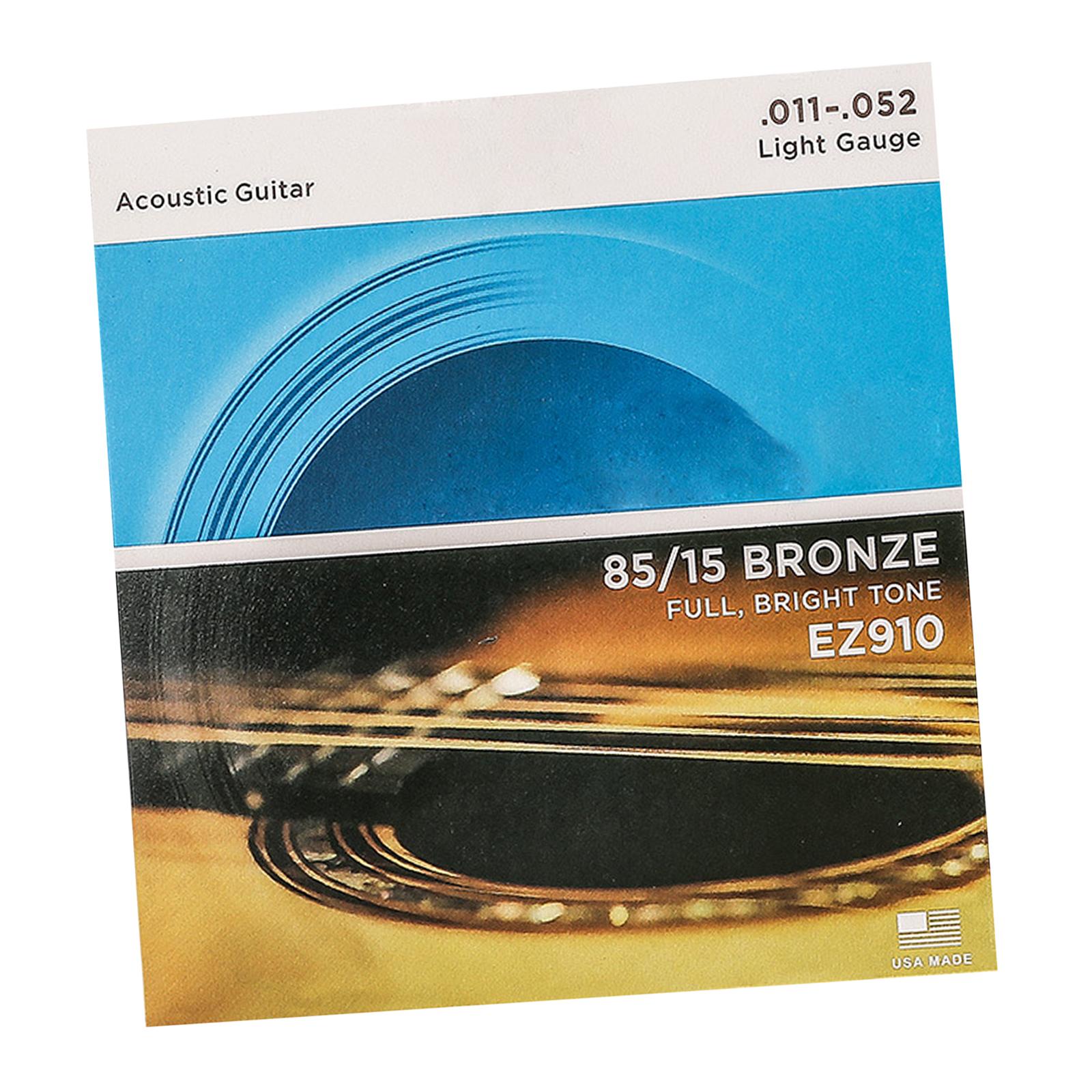 Beginner Acoustic Guitar String Universal for Spare Parts Components Devices EZ910