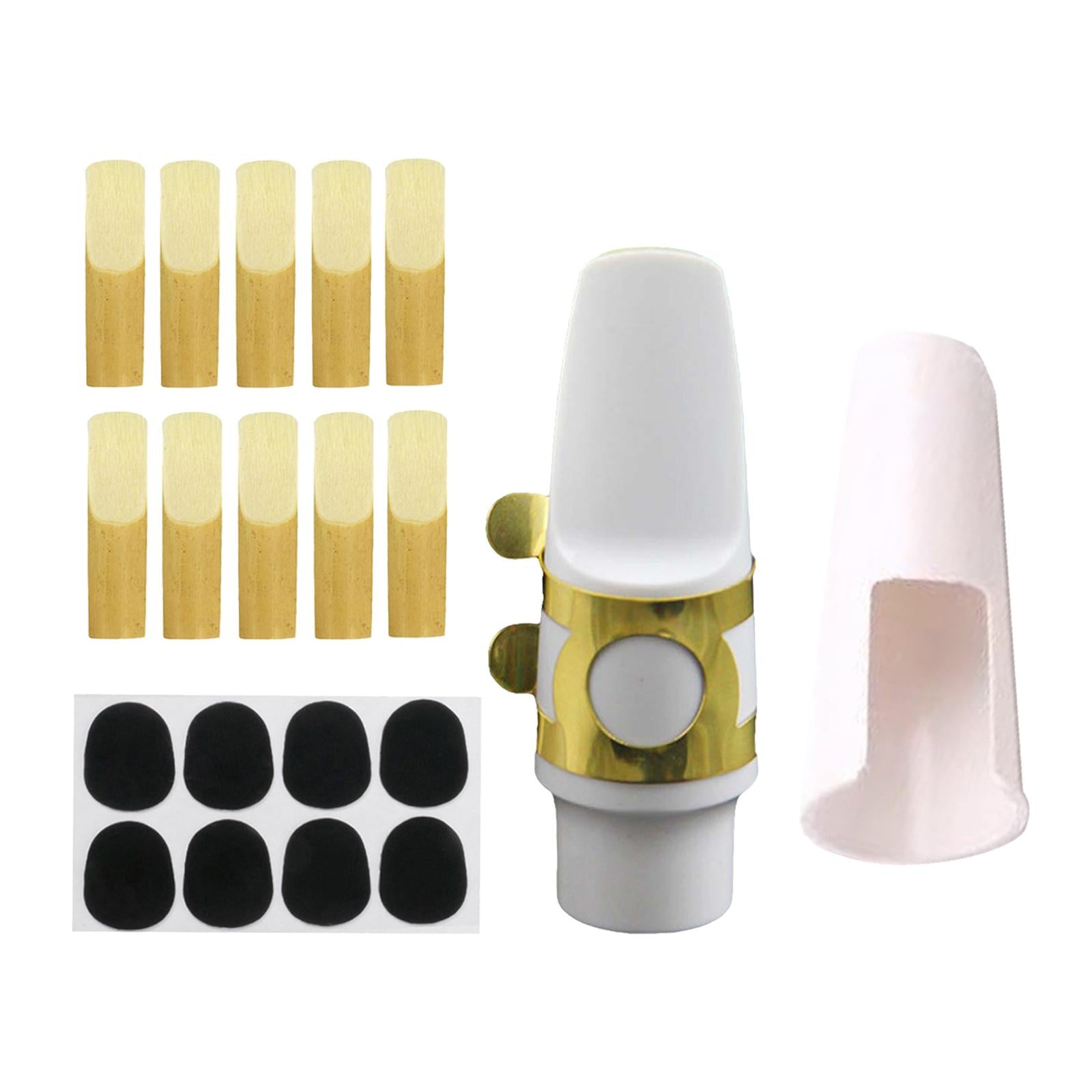 Saxophone Mouthpiece Kit Sturdy Mouthpiece with Cap for Alto Saxophone Parts
