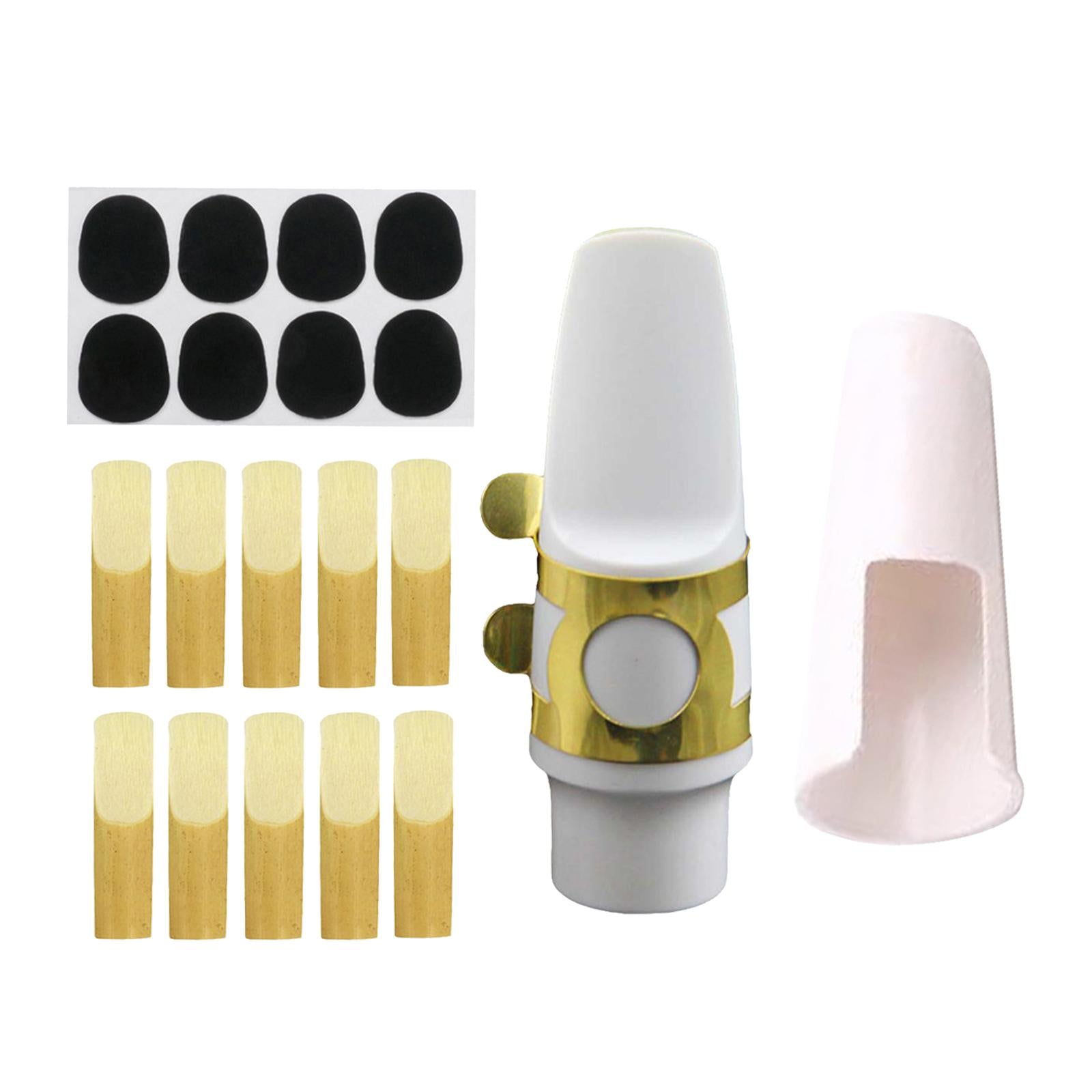 Saxophone Mouthpiece Kit Sturdy Mouthpiece with Cap for Alto Saxophone Parts