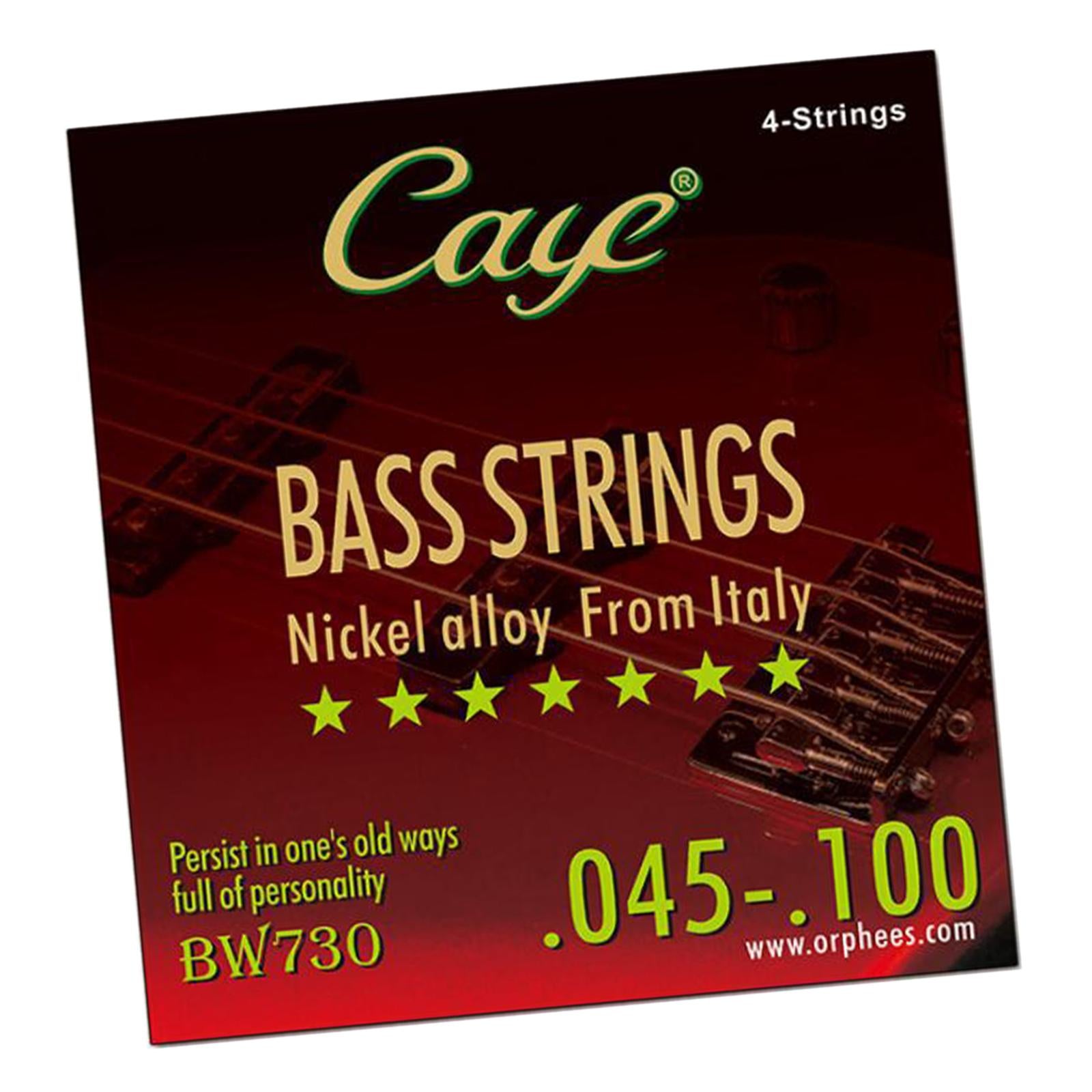 Nickel Bass String Regular Durable Balanced Tension Nickel Wound Bass String 4 String