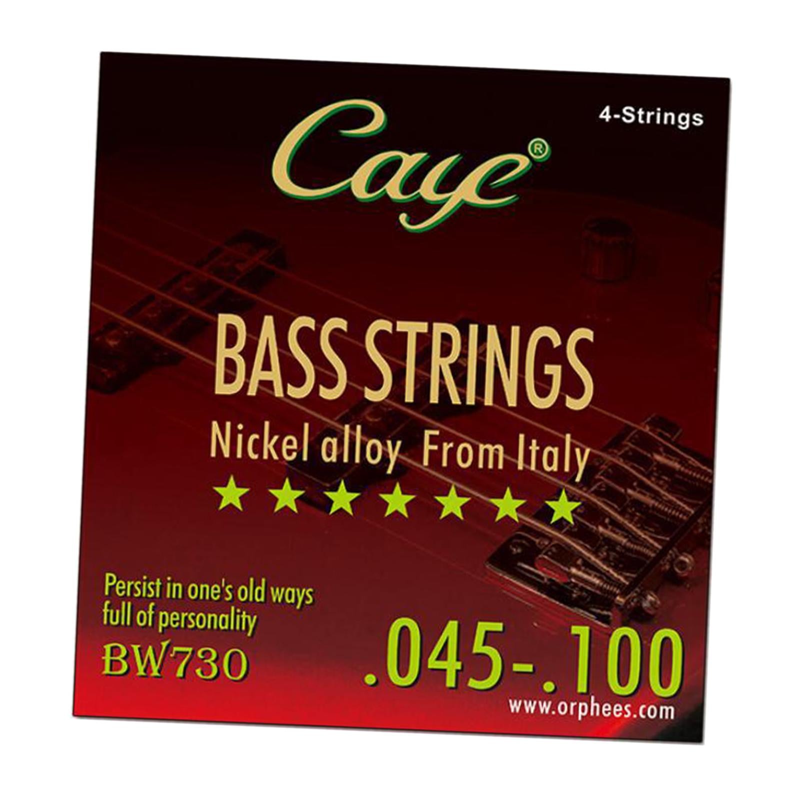 Nickel Bass String Regular Durable Balanced Tension Nickel Wound Bass String 4 String