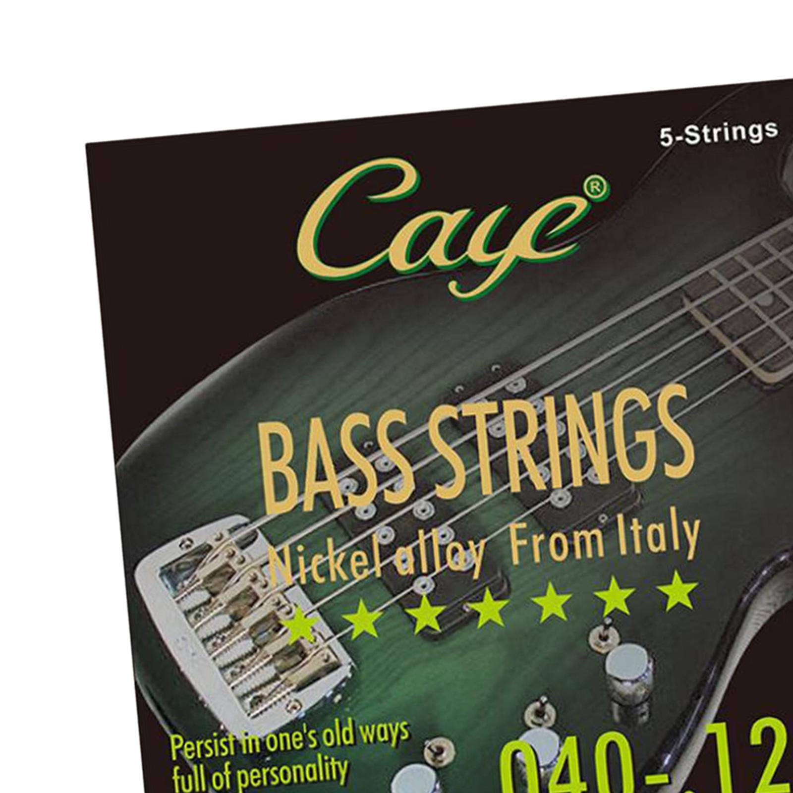 Nickel Bass String Regular Durable Balanced Tension Nickel Wound Bass String 5 String