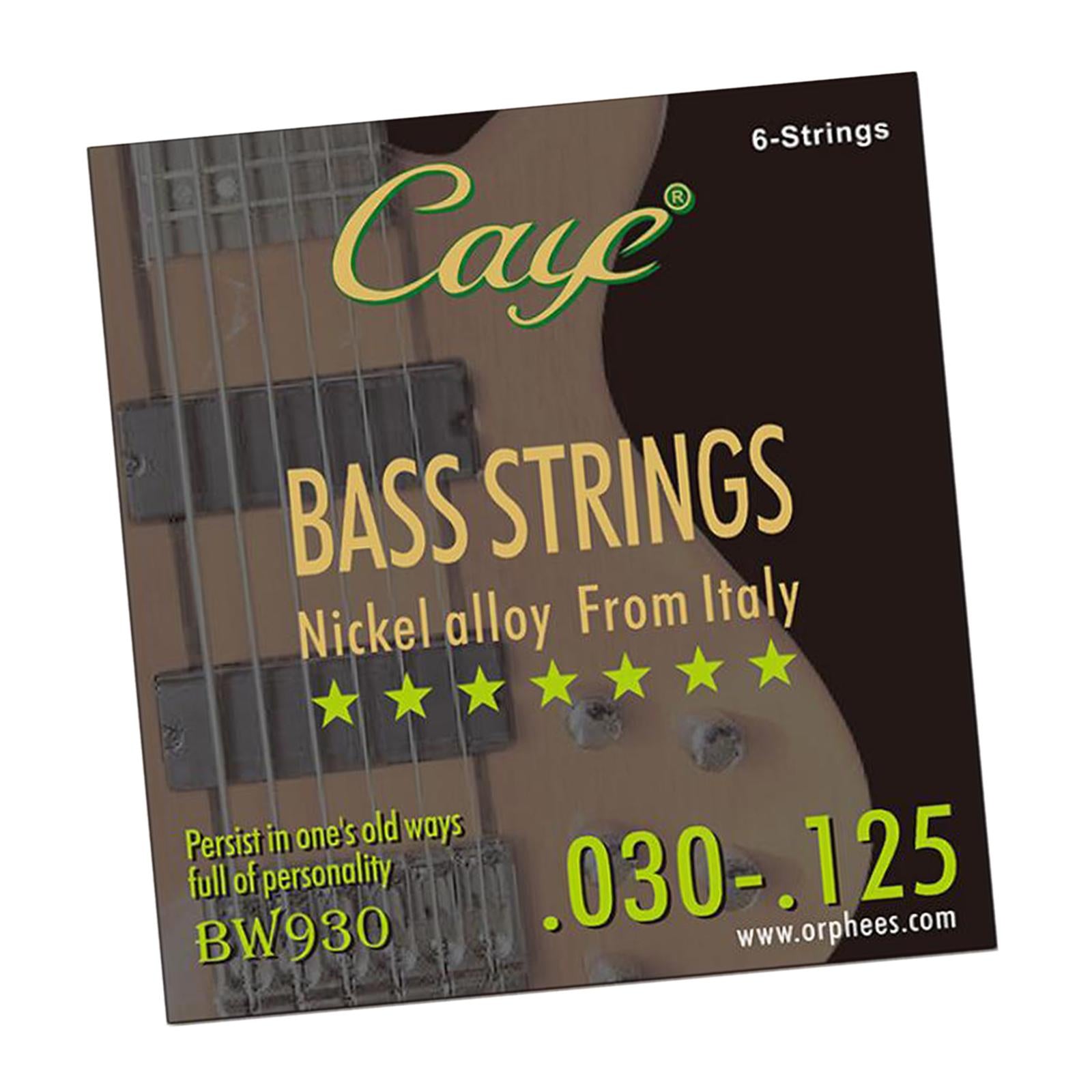 Nickel Bass String Regular Durable Balanced Tension Nickel Wound Bass String 6 String