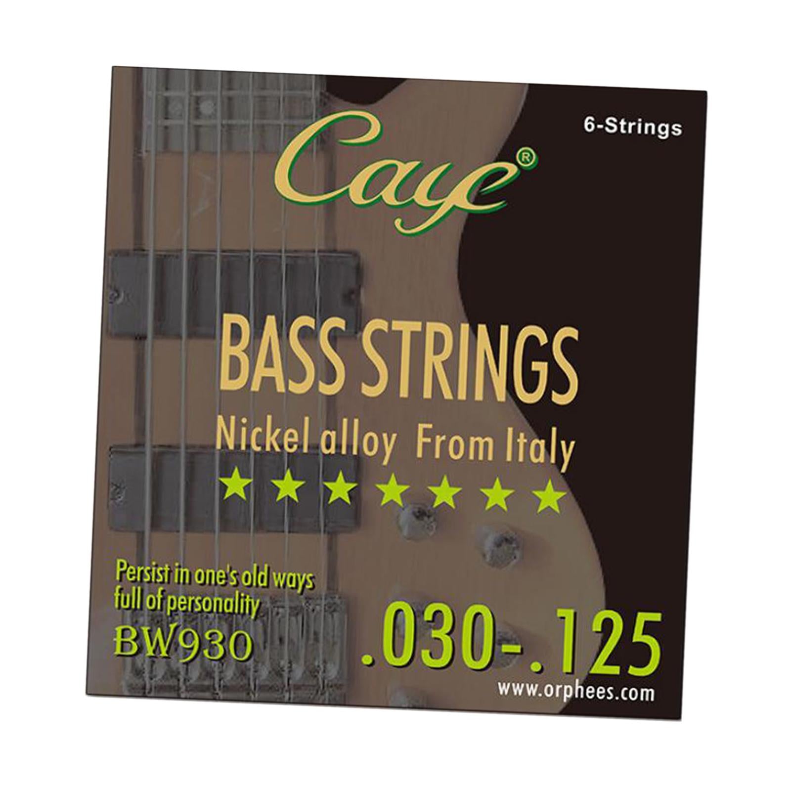 Nickel Bass String Regular Durable Balanced Tension Nickel Wound Bass String 6 String