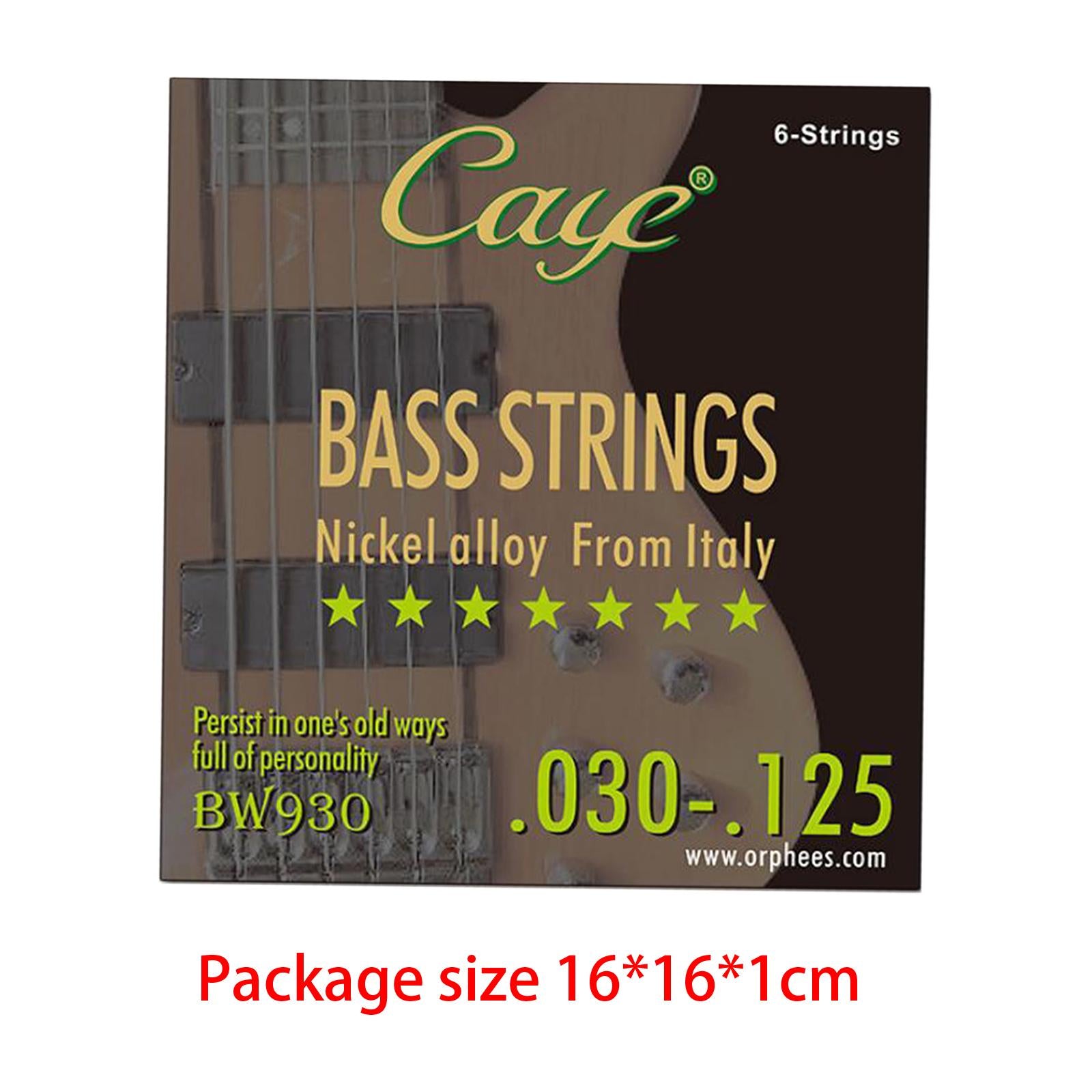 Nickel Bass String Regular Durable Balanced Tension Nickel Wound Bass String 6 String