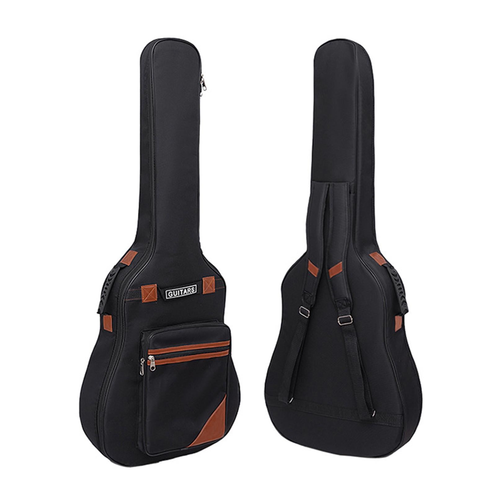 Waterproof Electric Guitar Bag Case Dual Shoulder Strap Durable 10mm Padding