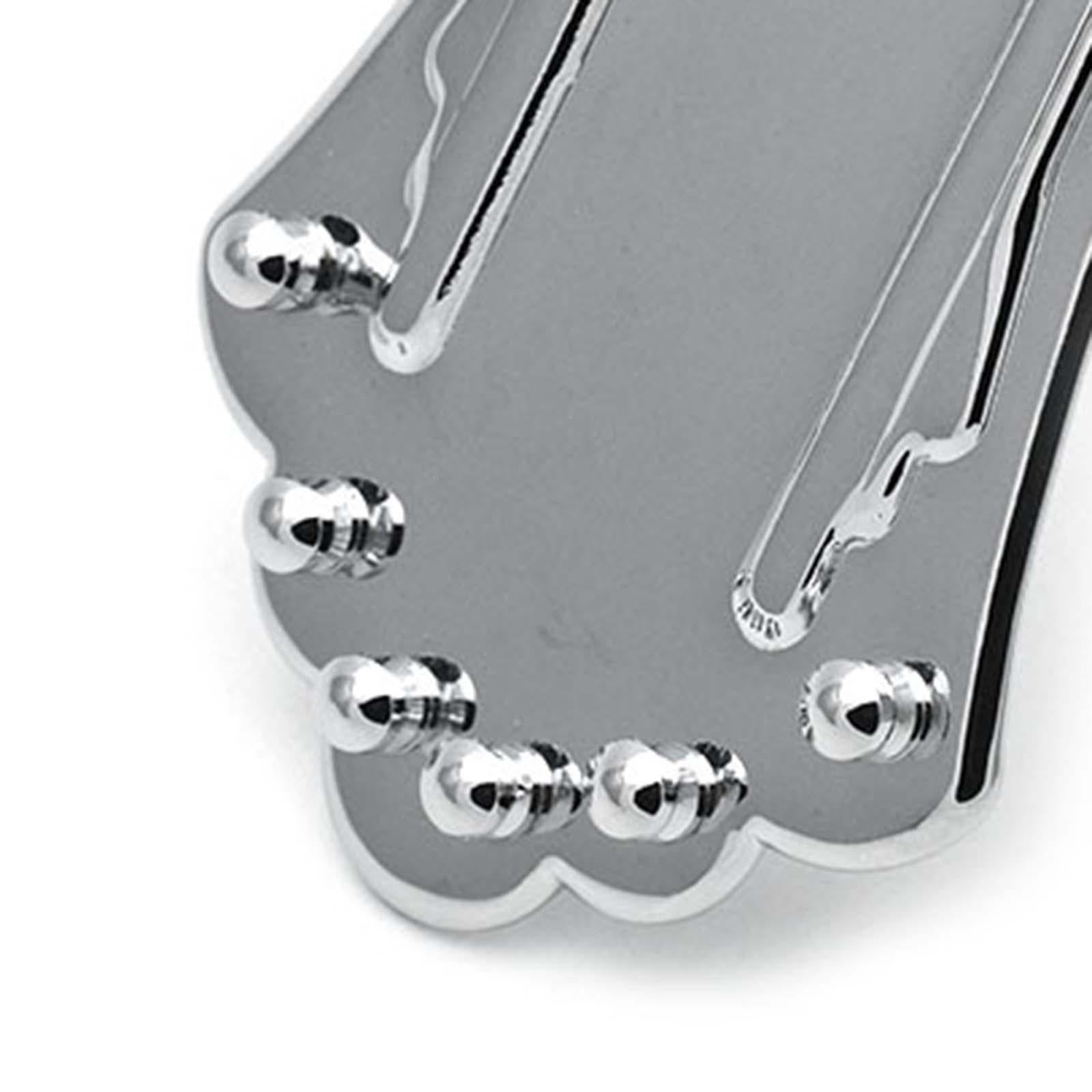 Guitar Trapezoidal Tailpiece Bridge with Screws for Electric Bass Guitars