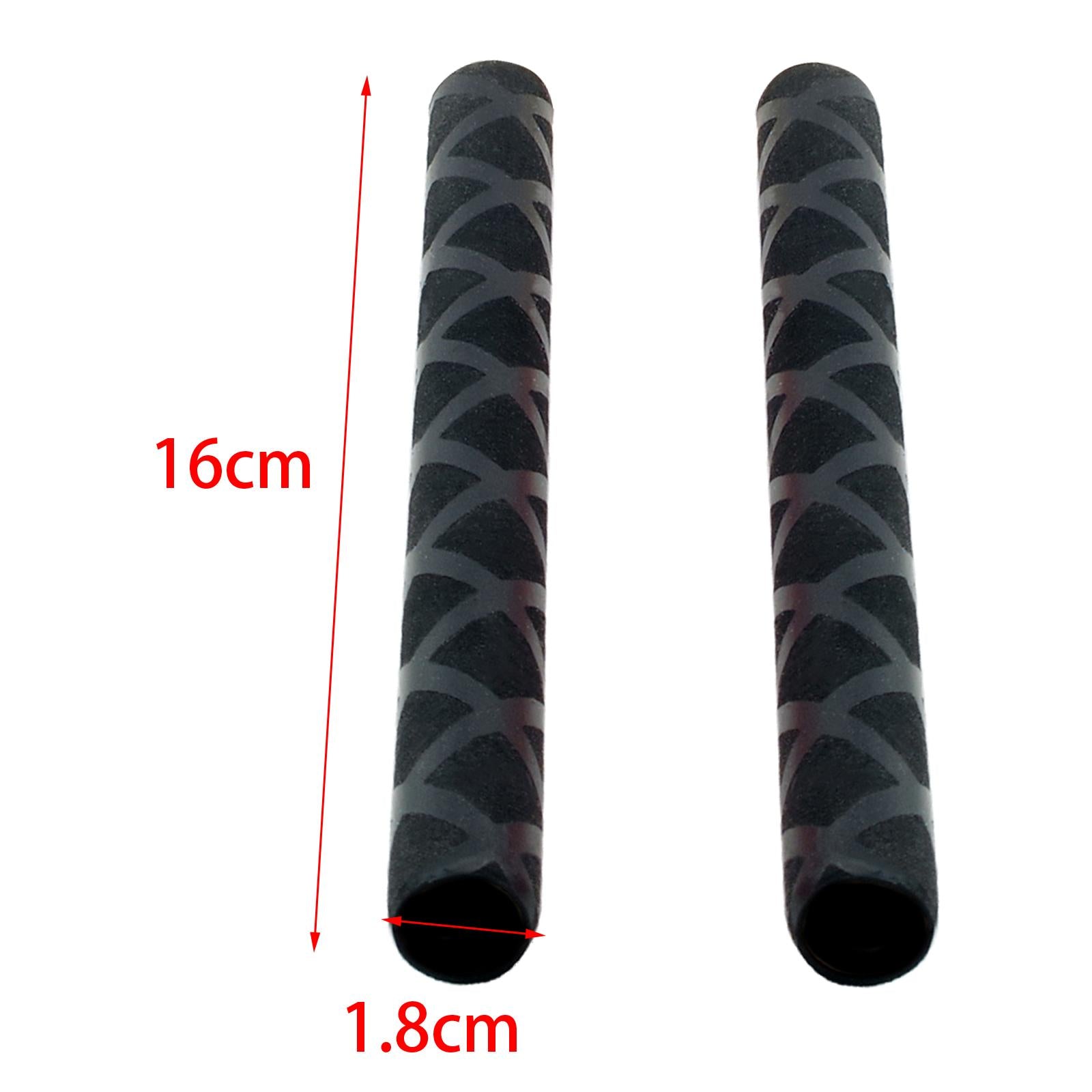 2 Pieces Drumstick Grips Non Slip Drumstick Wrap for Beginners Children Kids Black