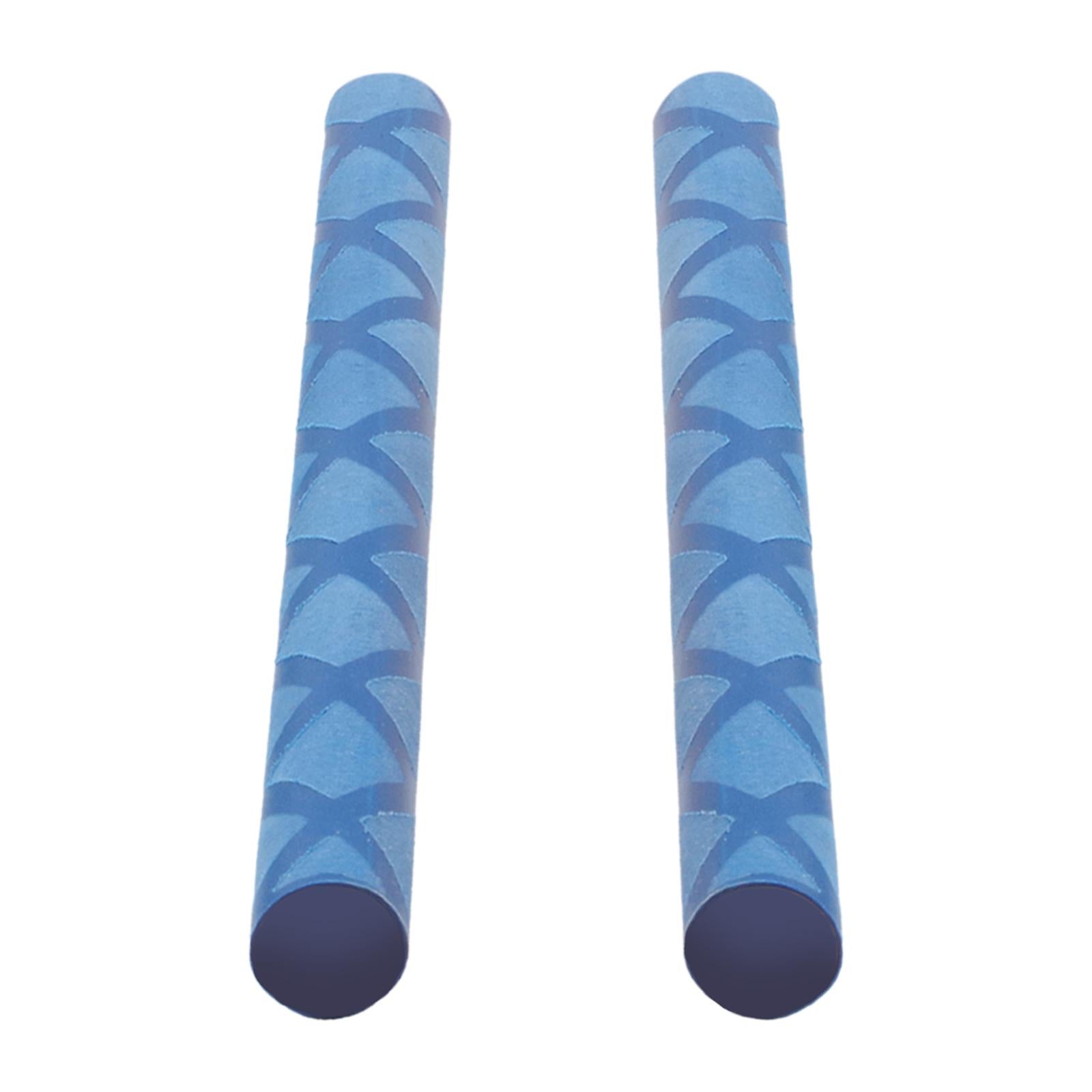 2 Pieces Drumstick Grips Non Slip Drumstick Wrap for Beginners Children Kids Blue